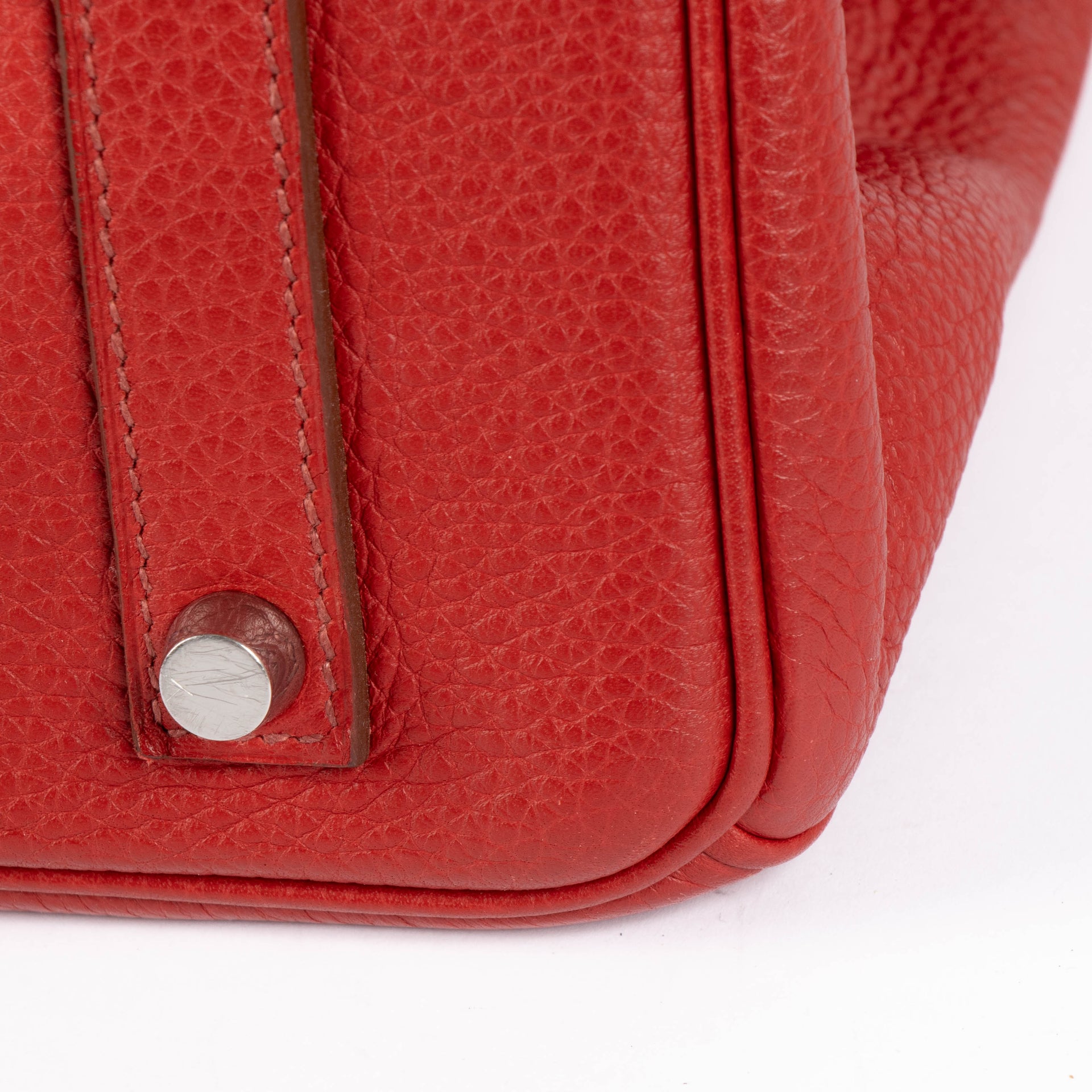 Hermès Birkin 35 Rouge Garance Clemence PHW