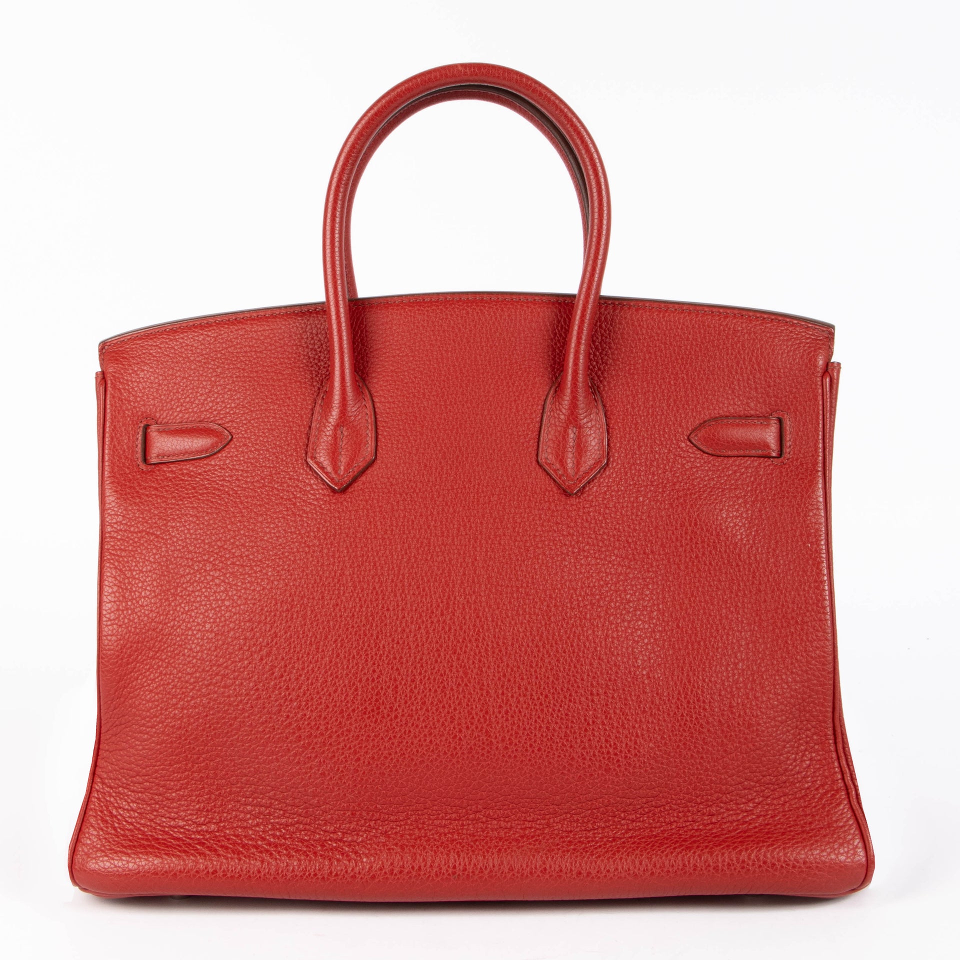 Hermès Birkin 35 Rouge Garance Clemence PHW