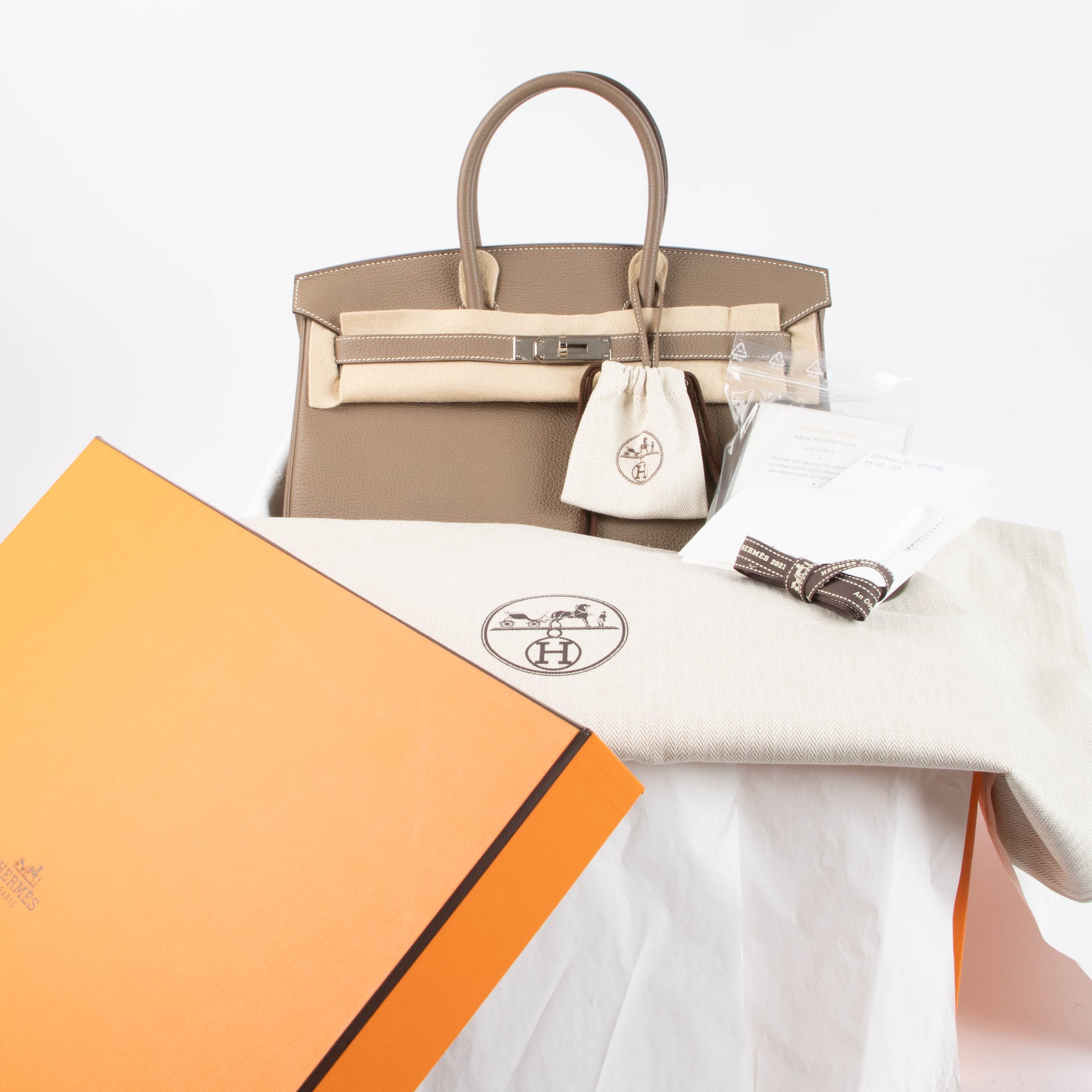 Hermès Birkin 35 Etoupe Togo PHW
