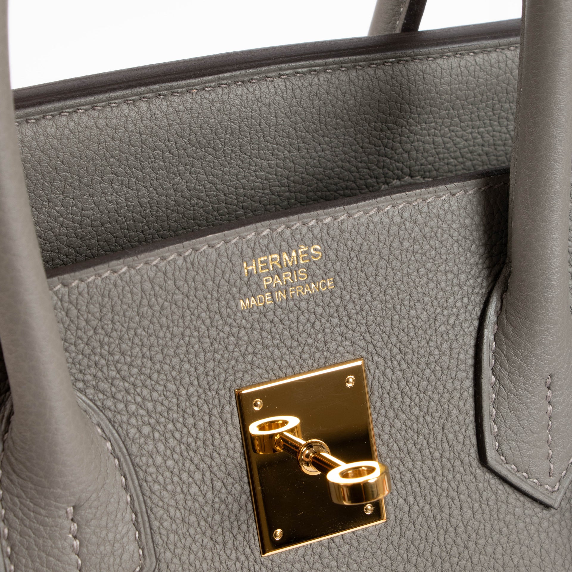 Hermes Birkin 35 Gris Meyer Togo GHW