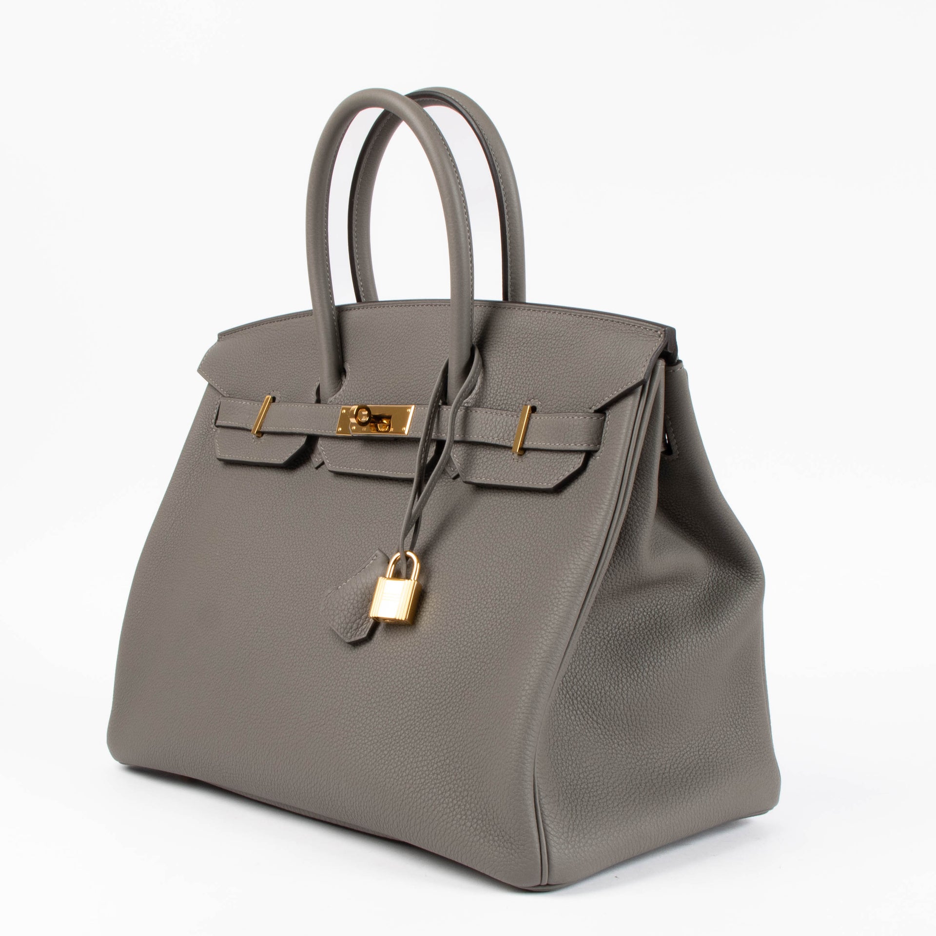 Hermes Birkin 35 Gris Meyer Togo GHW