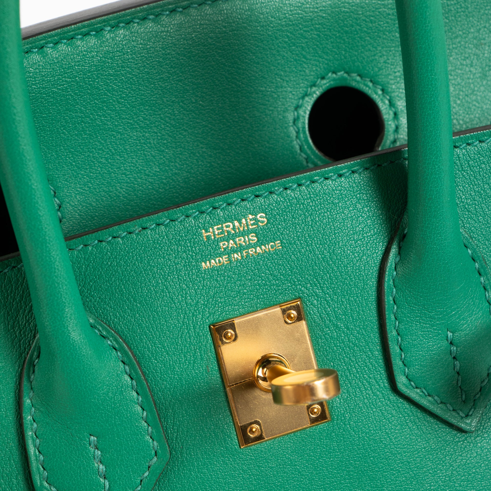 Hermès Birkin 25 Vert Vertigo Swift GHW