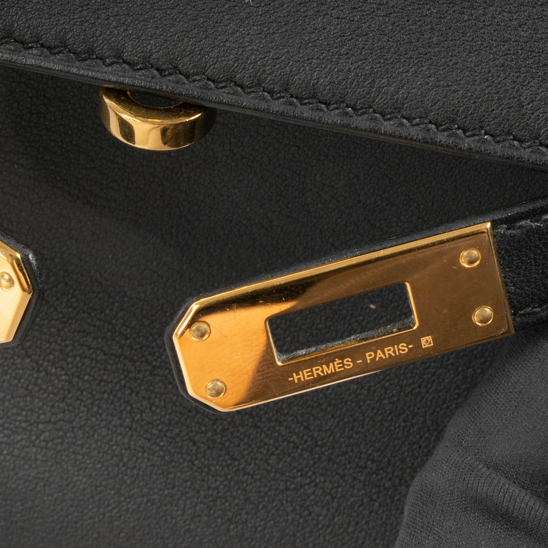 Hermès Kelly Mini Pochette Black Swift GHW