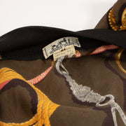 Shop this authentic Hermès Silk Memoires d'Hermès Cardigan - Size FR44 pre-loved on labellov.com