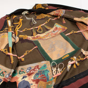 Shop this authentic Hermès Silk Memoires d'Hermès Cardigan - Size FR44 pre-loved on labellov.com