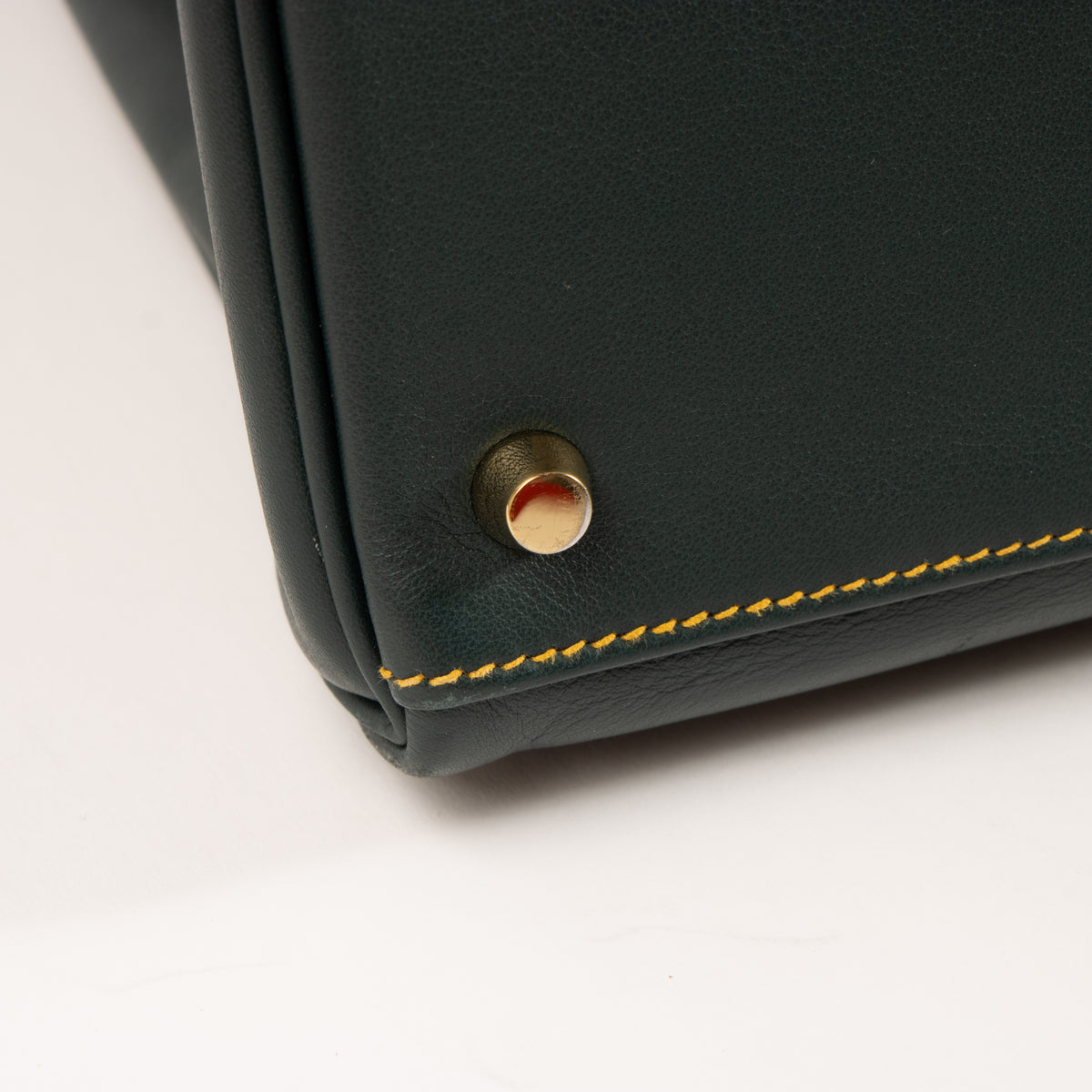 Shop this authentic Hermes HSS Kelly 32 Vert Cypress/Jaune Ambre Swift BGHW pre-loved on Labellov.com
