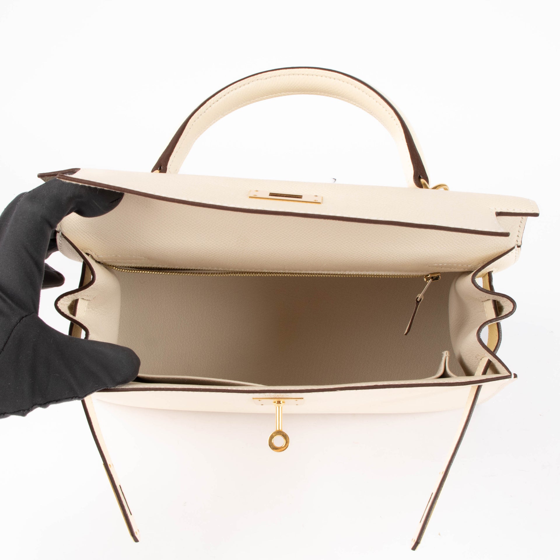 Hermès Kelly 28 Nata Epsom GHW