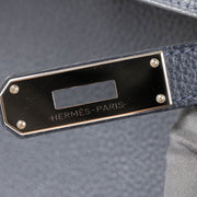 Shop the authentic Hermes Kelly 32 Bleu Nuit PHW second hand on Labellov.com
