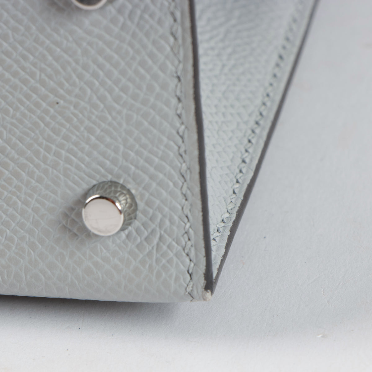 Hermès Kelly Mini II Bleu Glacier Epsom PHW