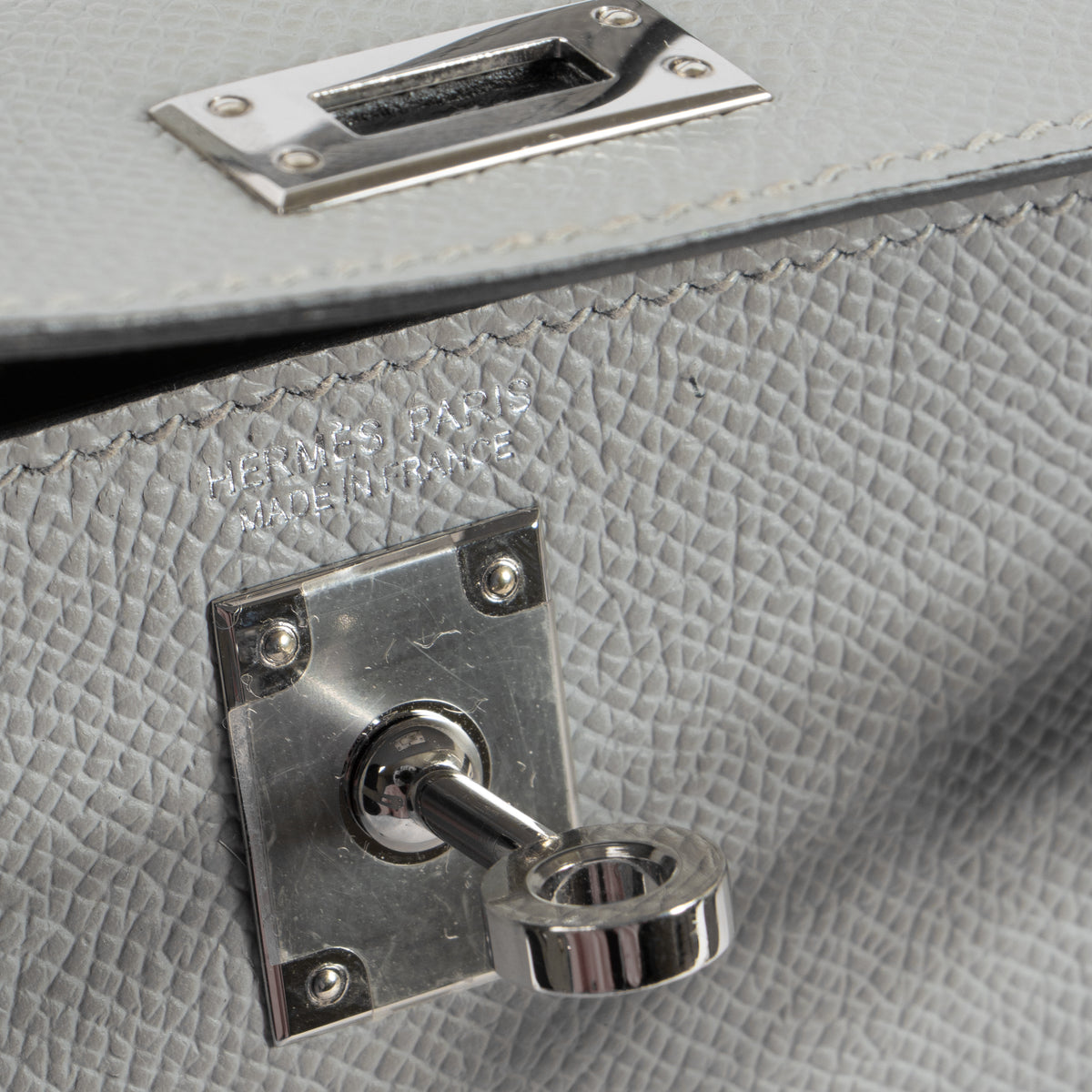 Hermès Kelly Mini II Bleu Glacier Epsom PHW