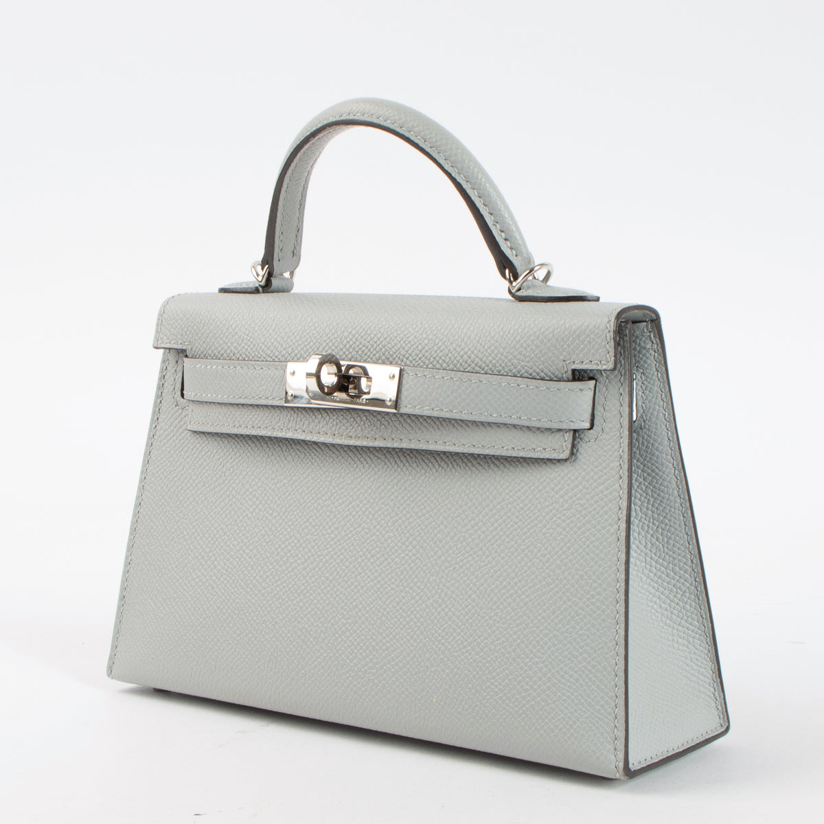 Hermès Kelly Mini II Bleu Glacier Epsom PHW