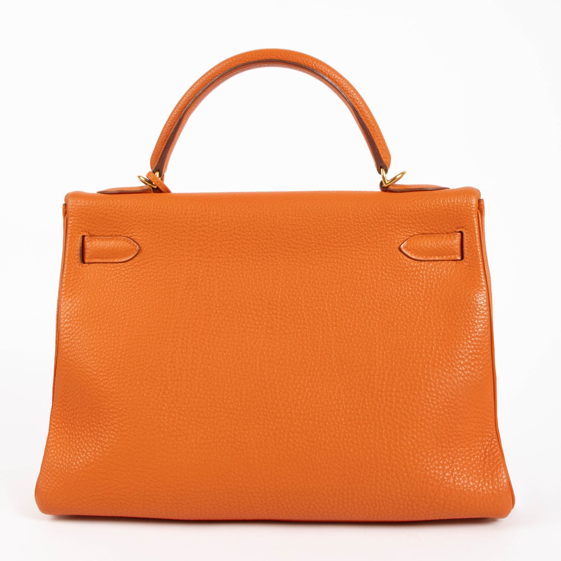 Hermès Kelly 32 Orange Togo GHW