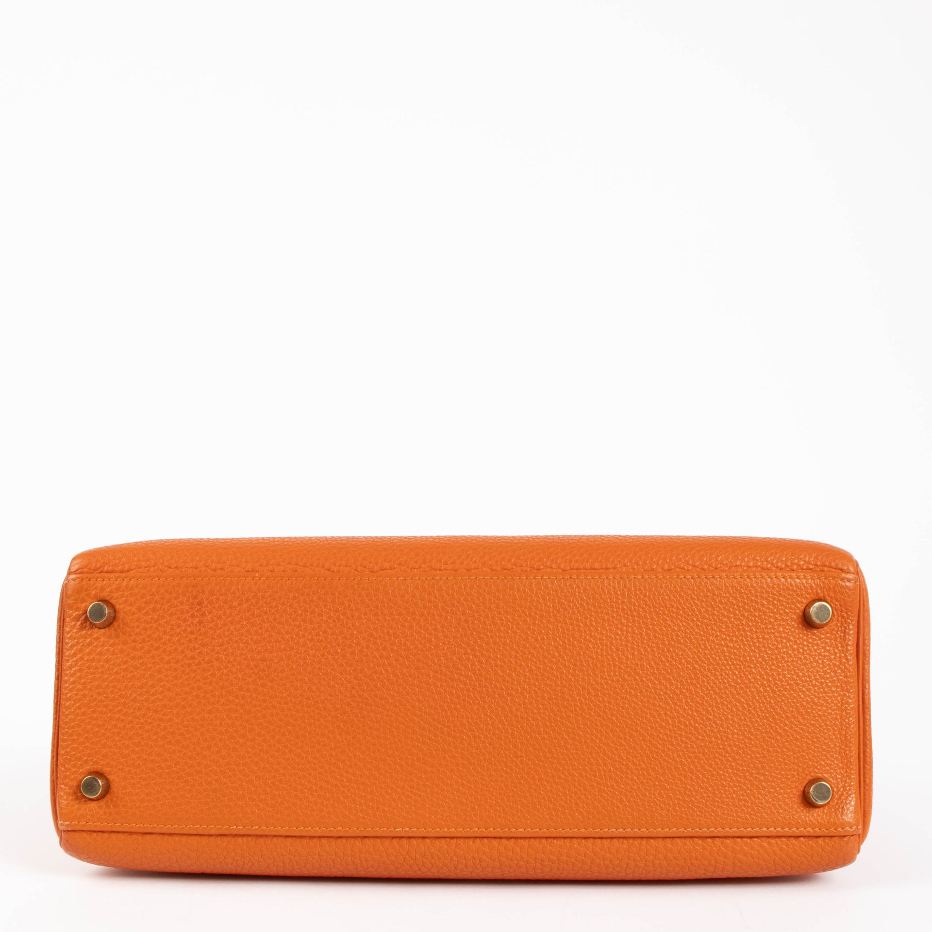 Hermès Kelly 32 Orange Togo GHW
