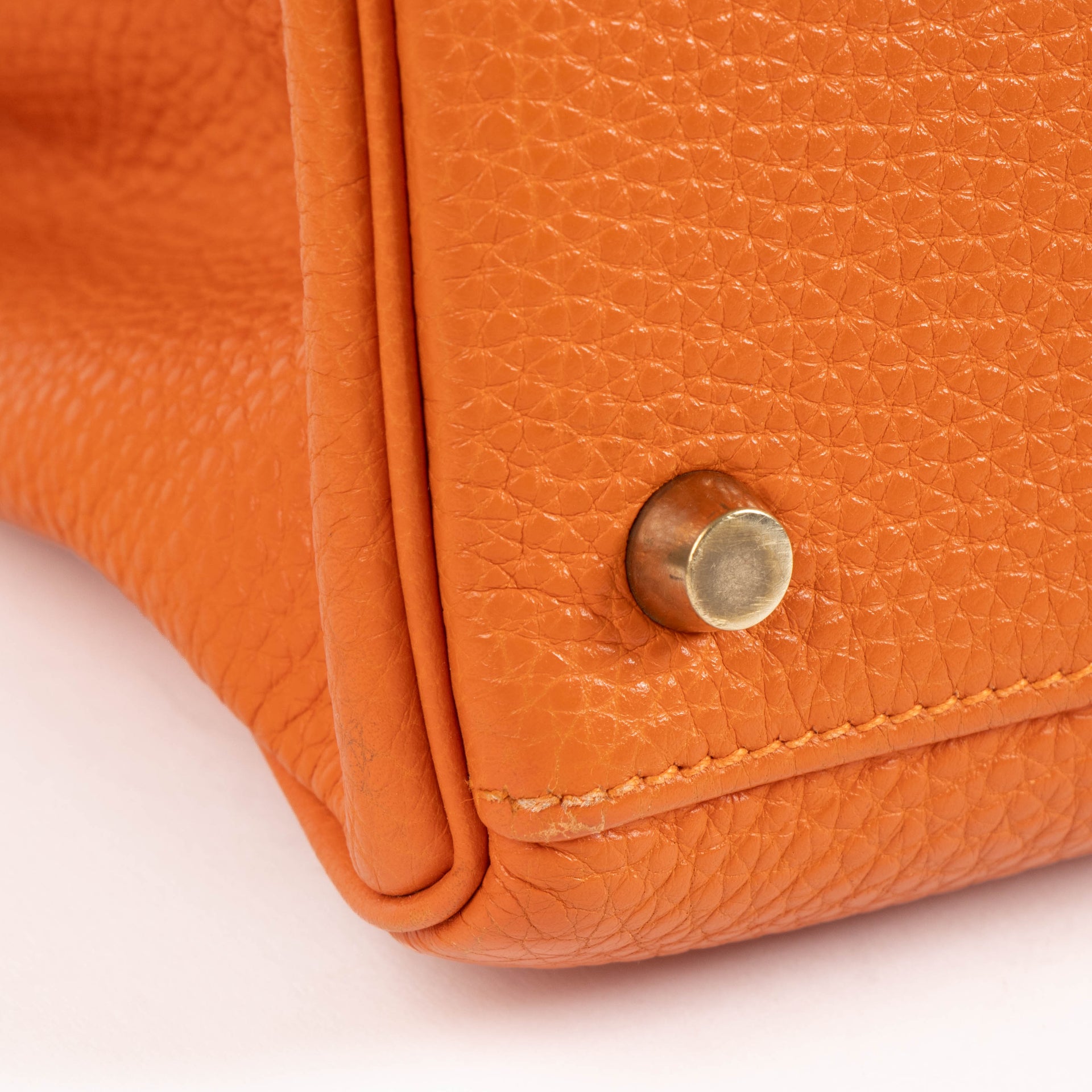 Hermès Kelly 32 Orange Togo GHW