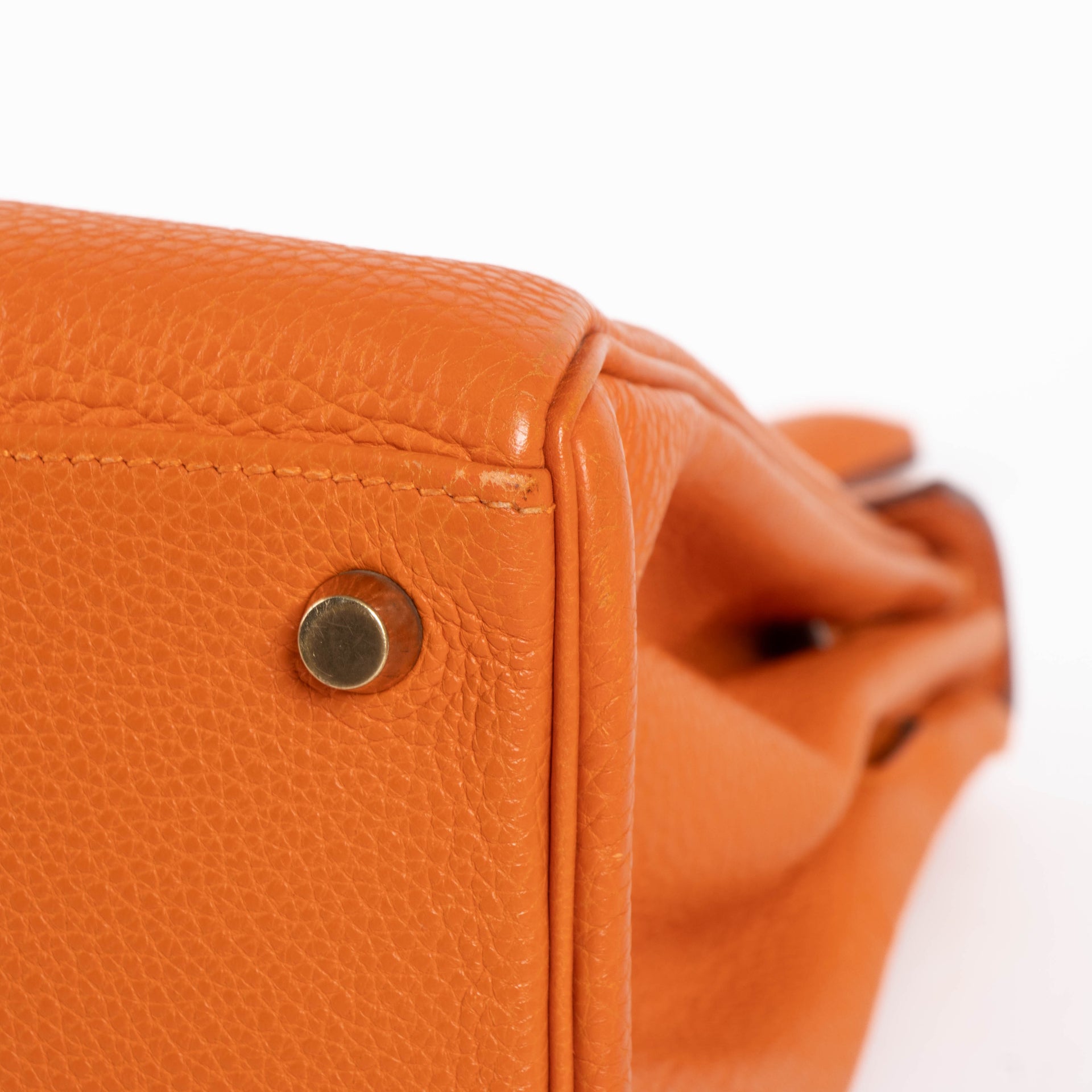 Hermès Kelly 32 Orange Togo GHW
