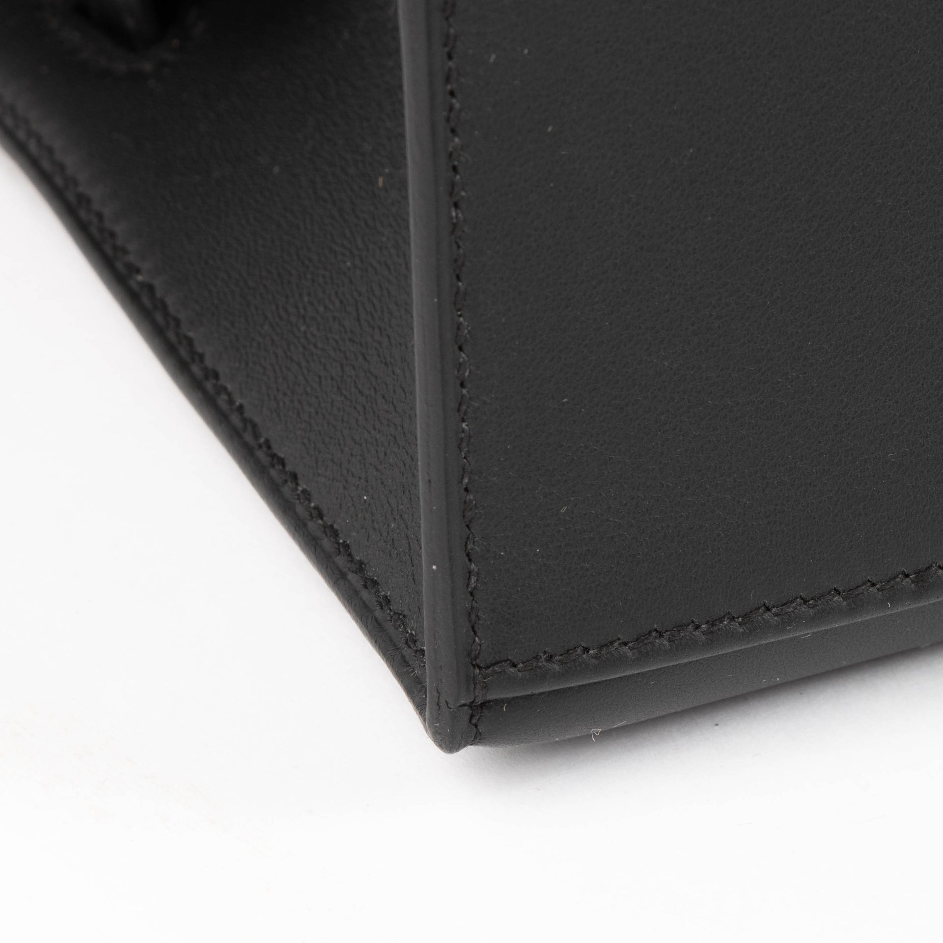 Hermès Kelly Mini Pochette Black Swift PHW