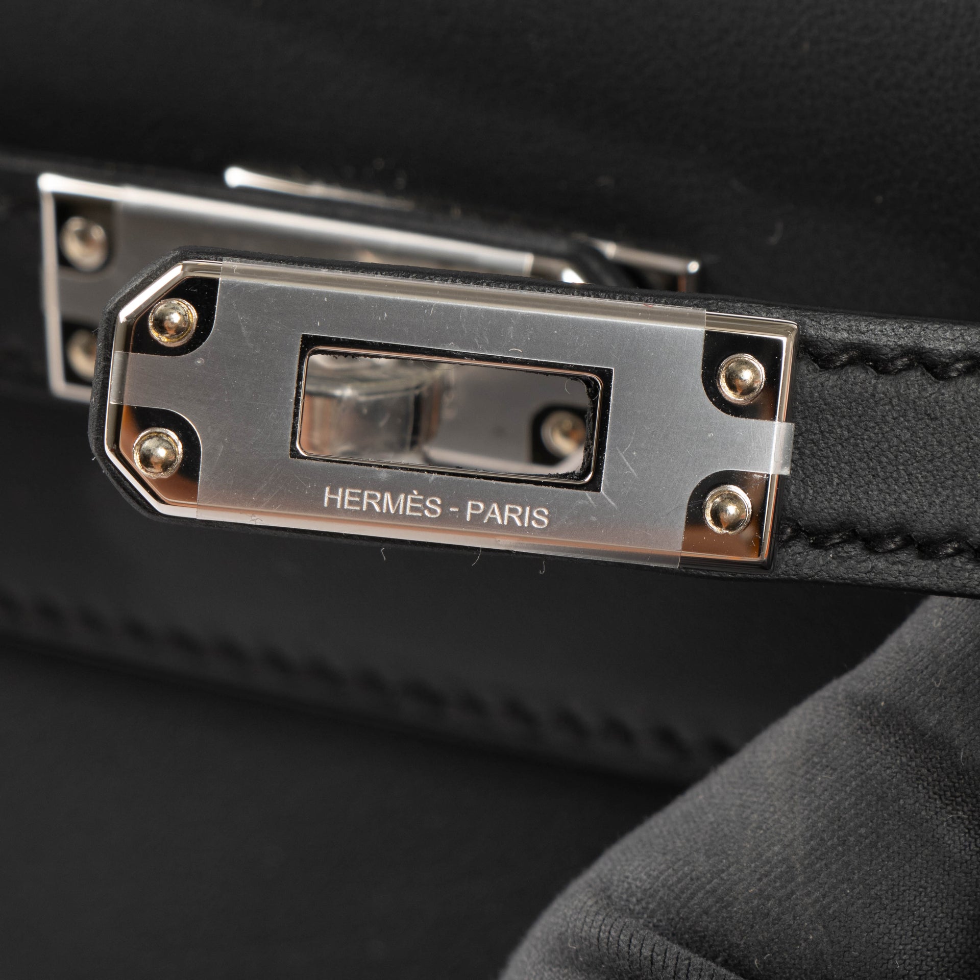 Hermès Kelly Mini Pochette Black Swift PHW
