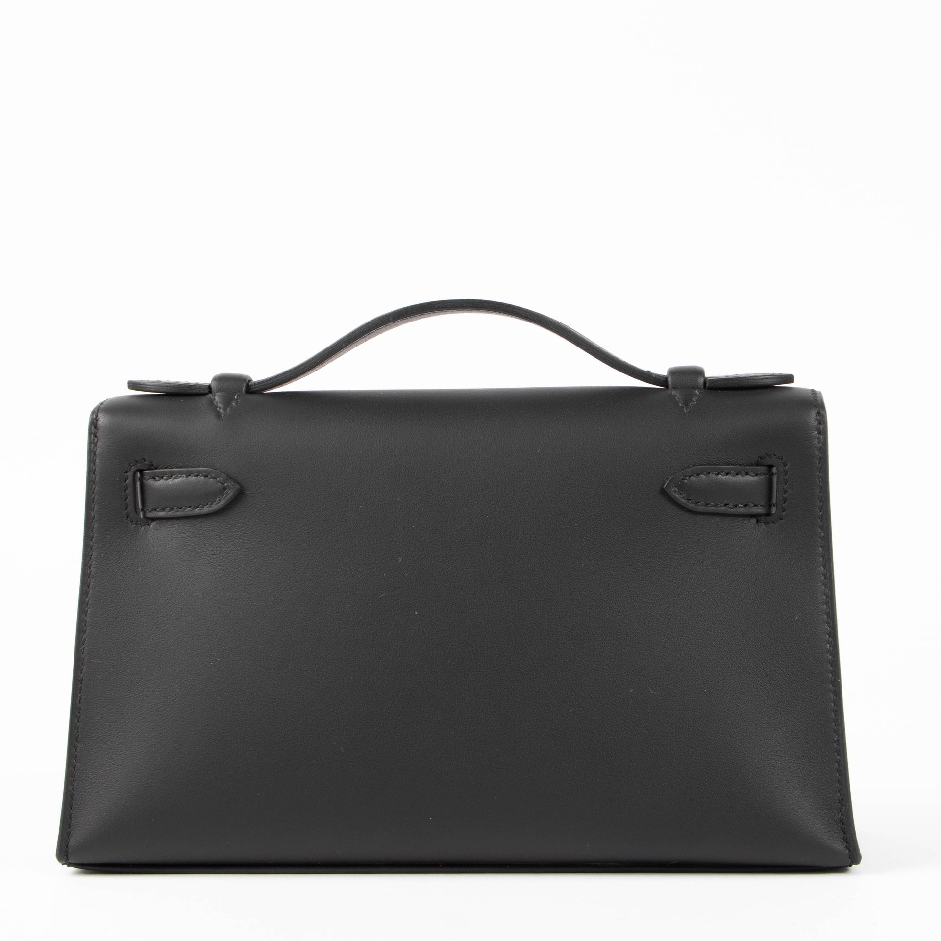 Hermès Kelly Mini Pochette Black Swift PHW