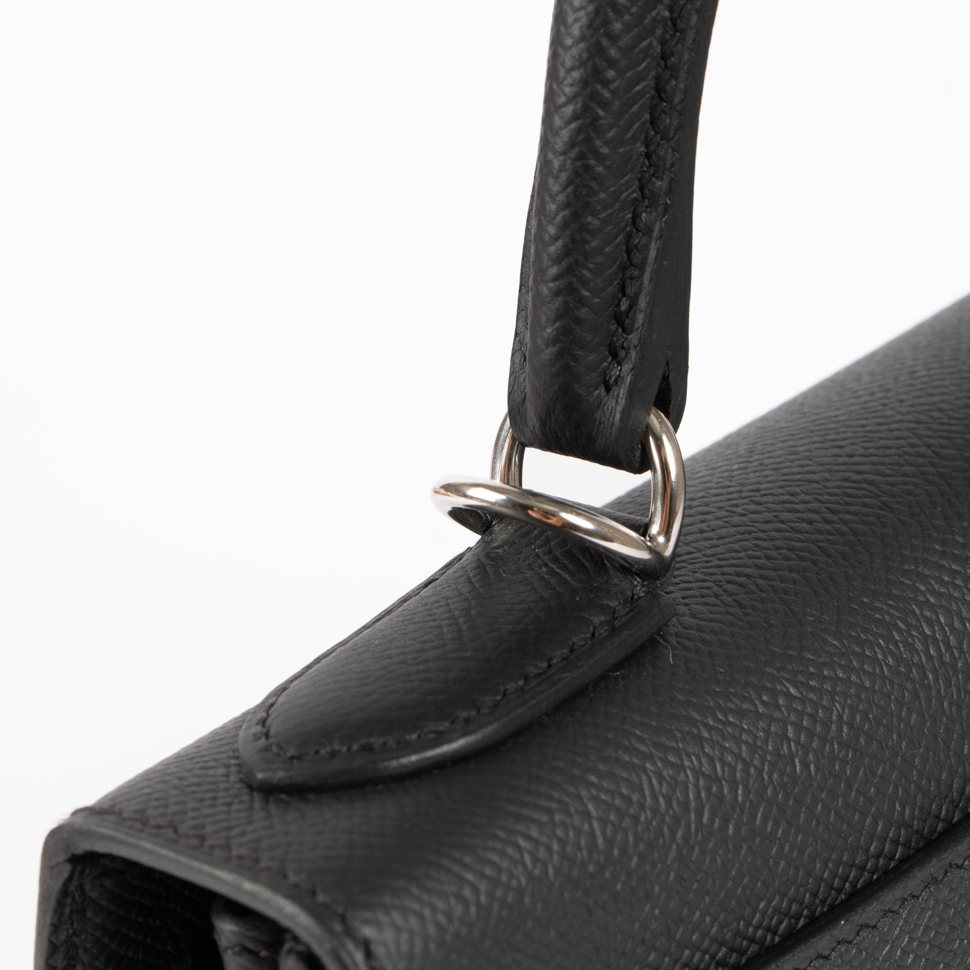 Hermès Kelly 28 Black Epsom PHW