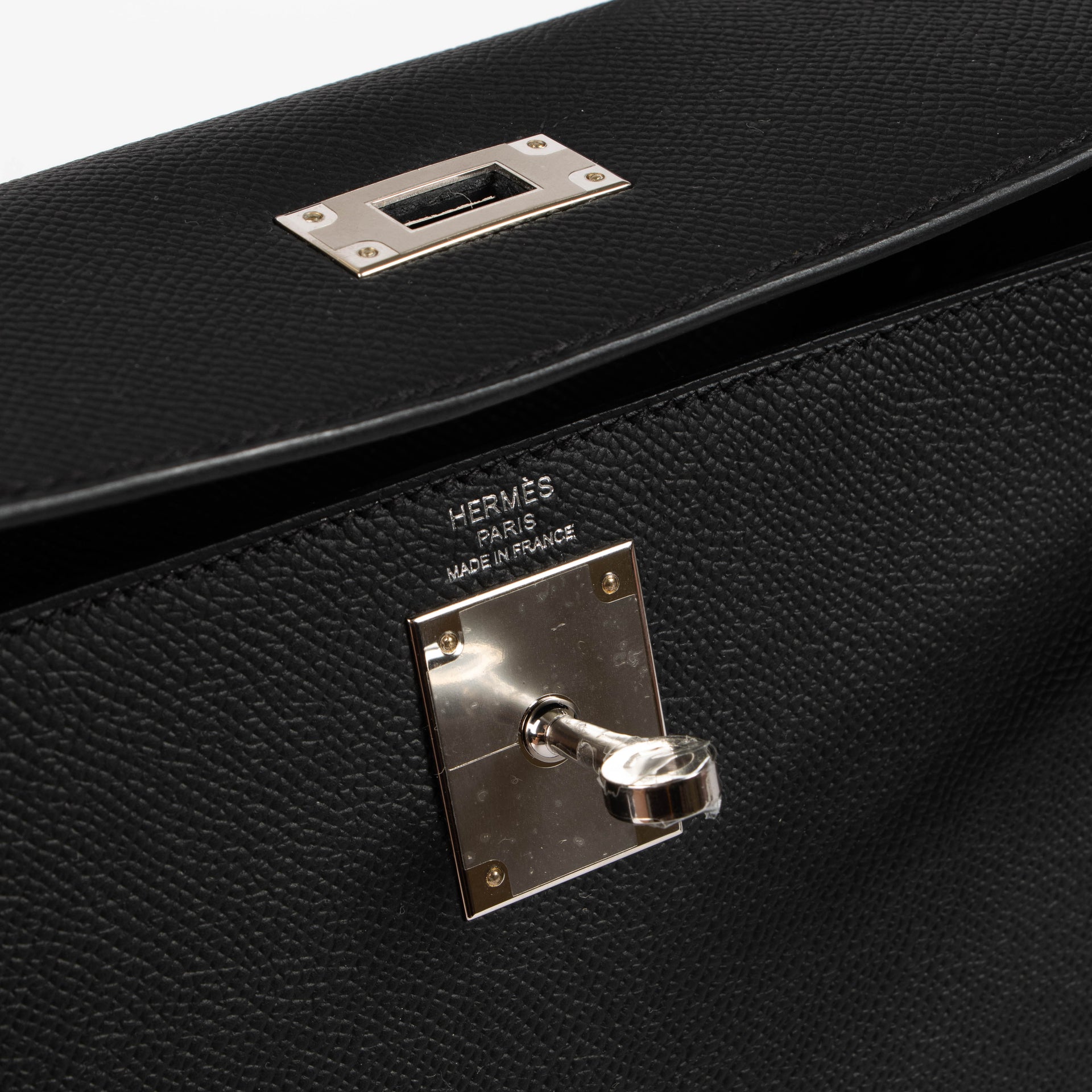 Hermès Kelly 28 Black Epsom PHW