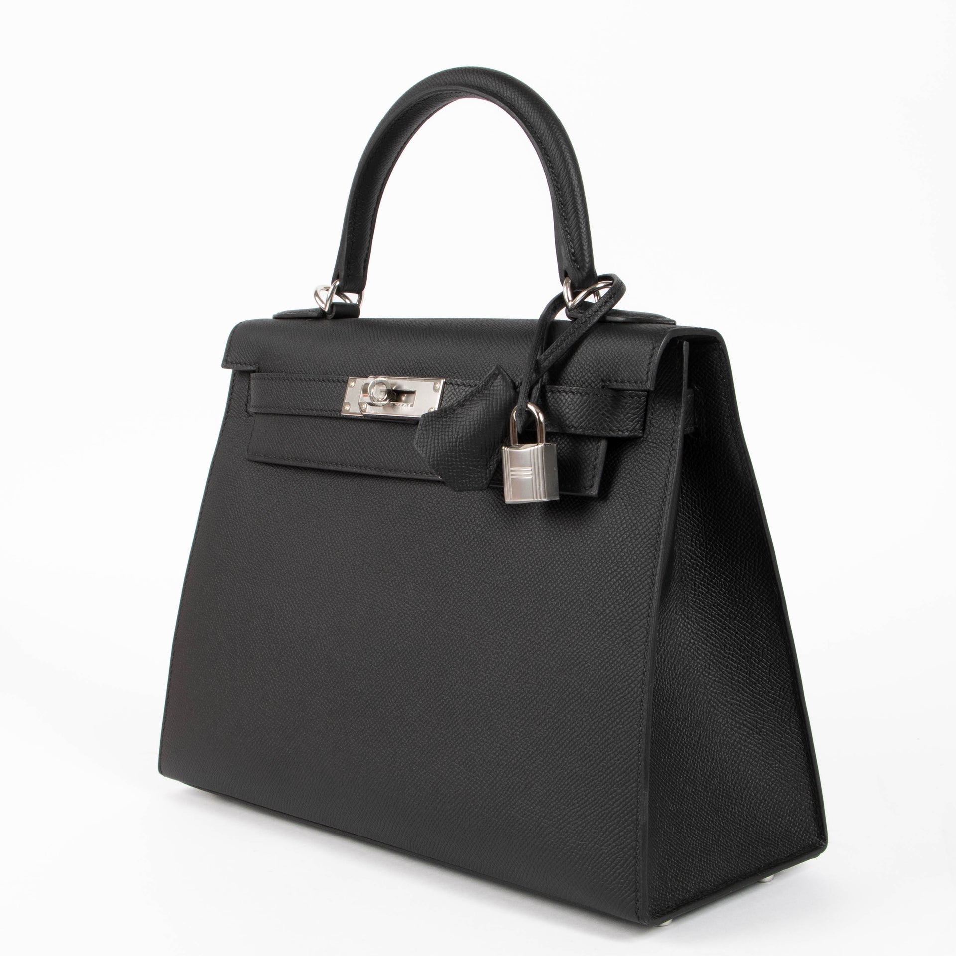 Hermès Kelly 28 Black Epsom PHW