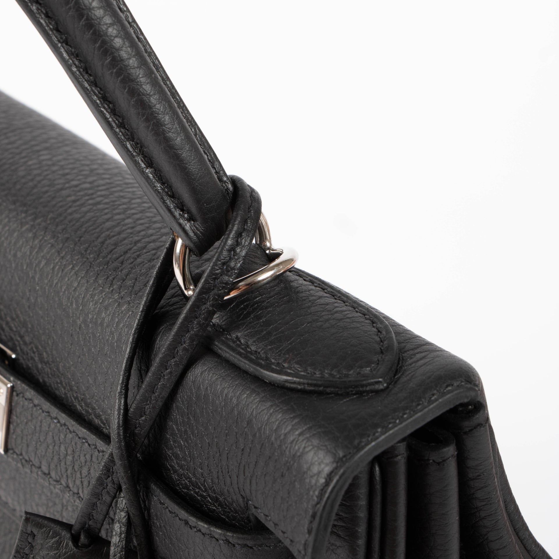 Hermès Kelly 28 Black Togo PHW