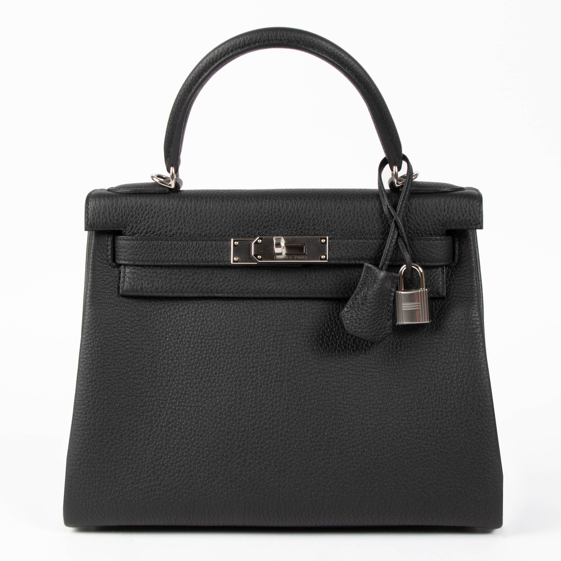 Hermès Kelly 28 Black Togo PHW