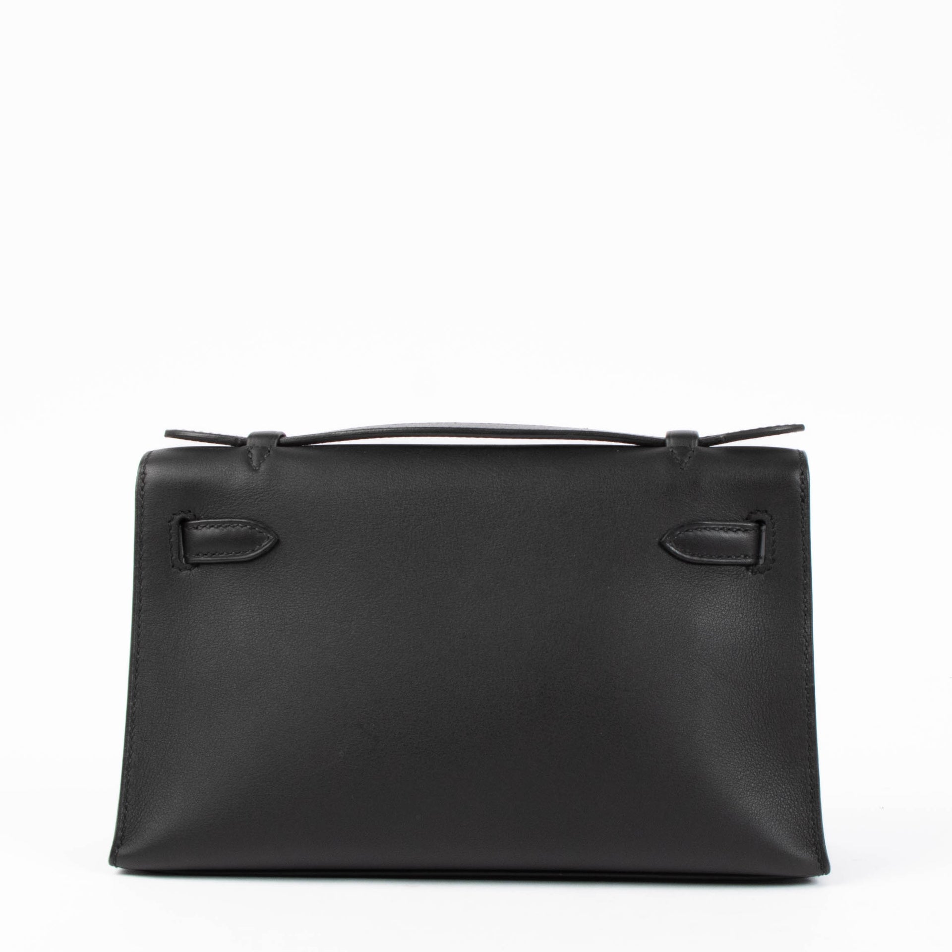 Hermès Kelly Mini Pochette Black Swift GHW