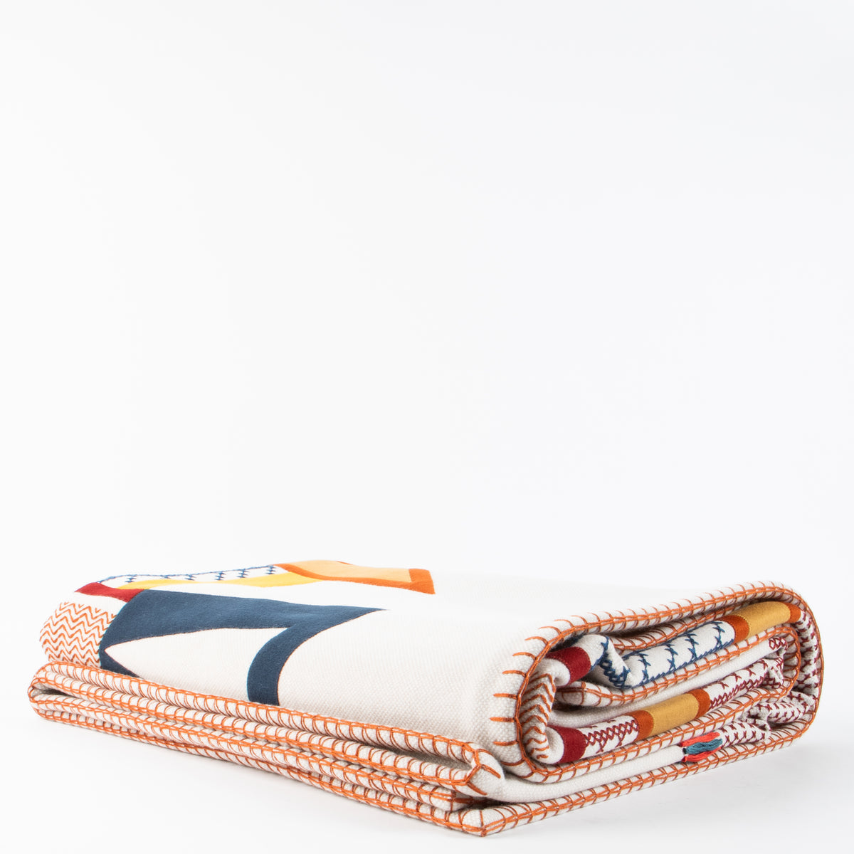 Hermès Wool/Cashmere Blend Selle Craft Blanket Plaid
