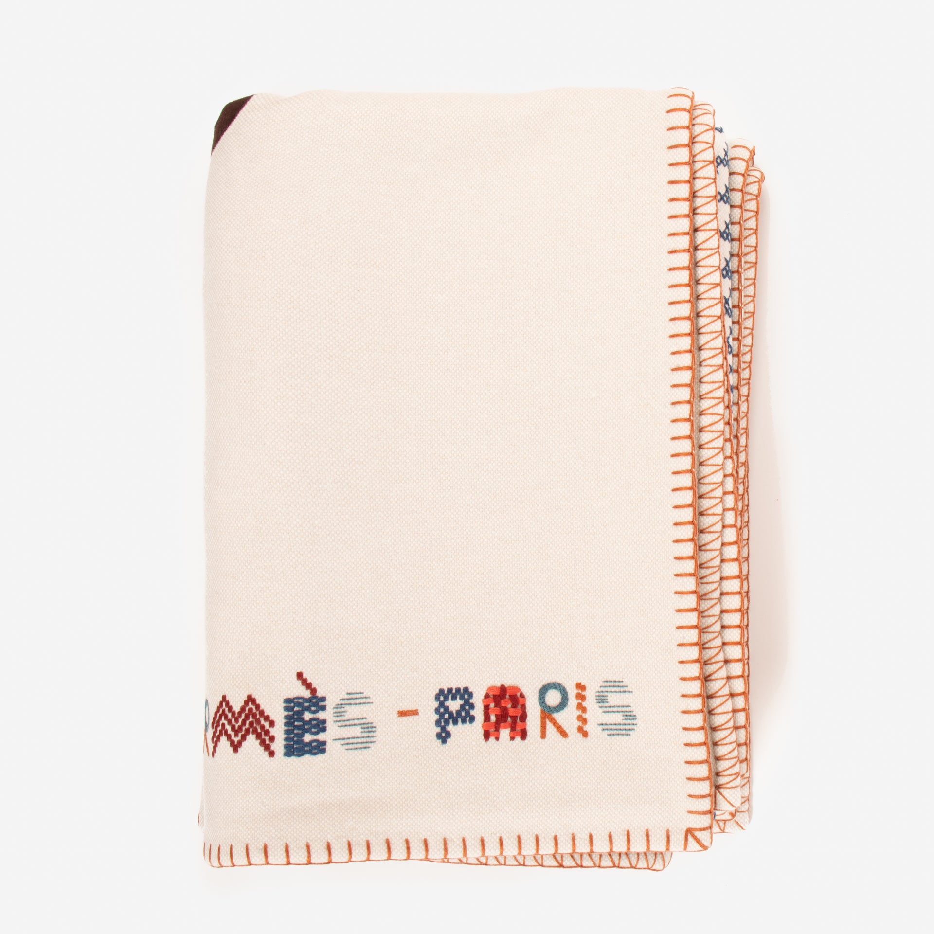 Hermès Wool/Cashmere Blend Selle Craft Blanket Plaid
