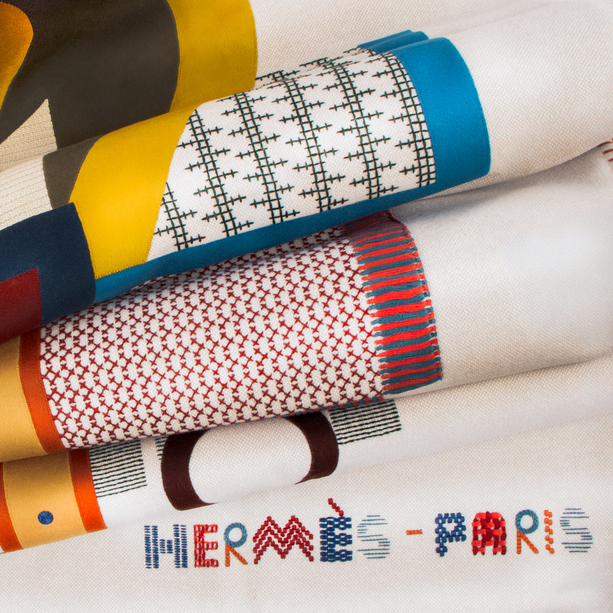 Hermès Wool/Cashmere Blend Selle Craft Blanket Plaid