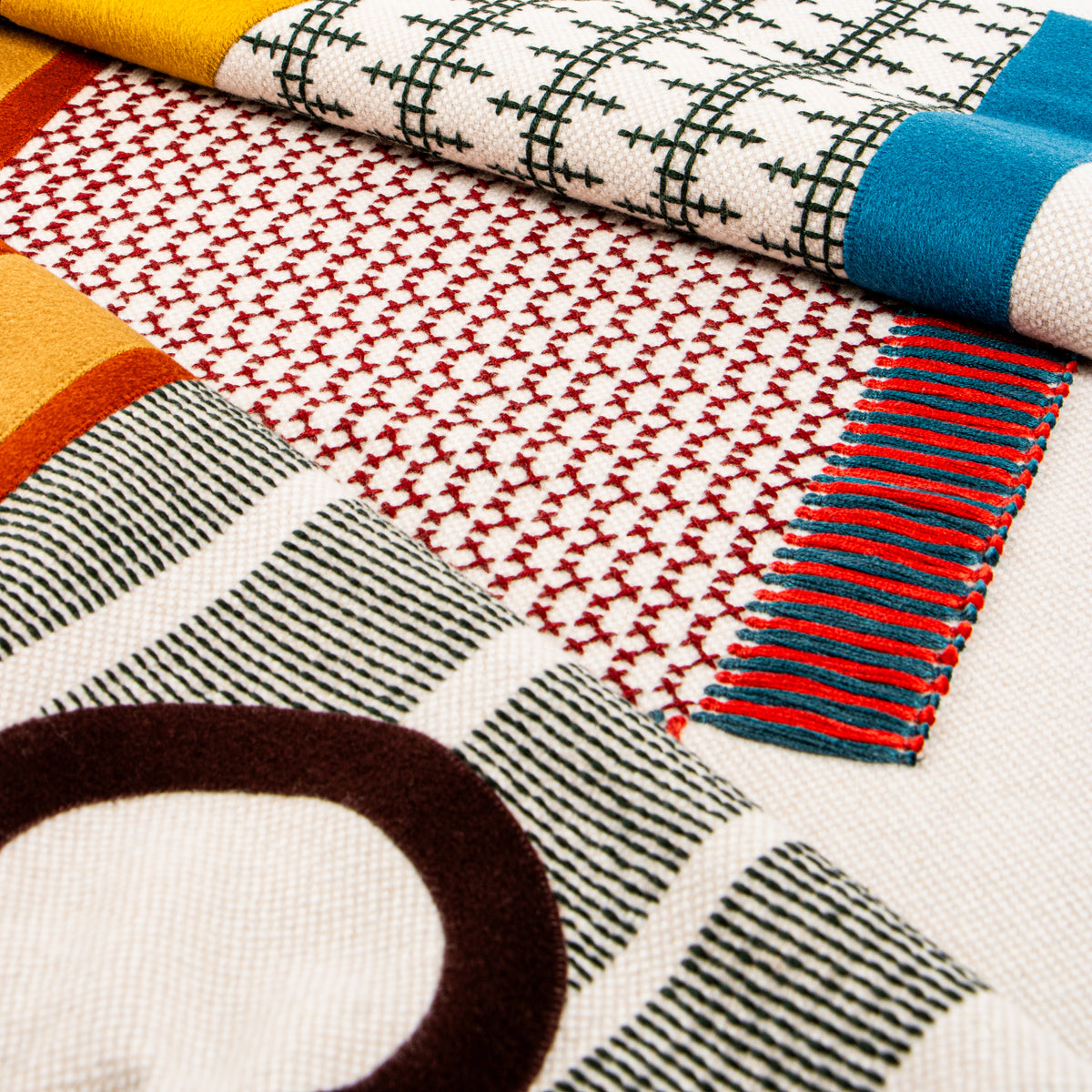 Hermès Wool/Cashmere Blend Selle Craft Blanket Plaid