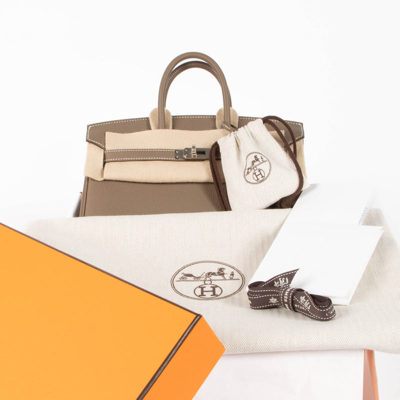 Hermès Birkin 25 Etoupe Togo PHW