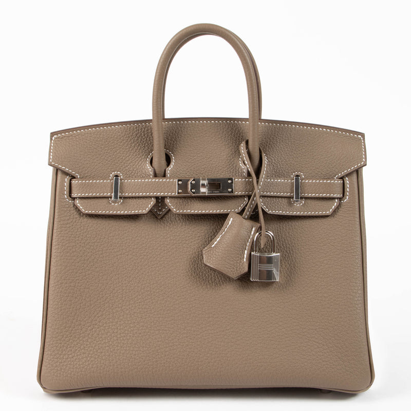 Hermès Birkin 25 Etoupe Togo PHW