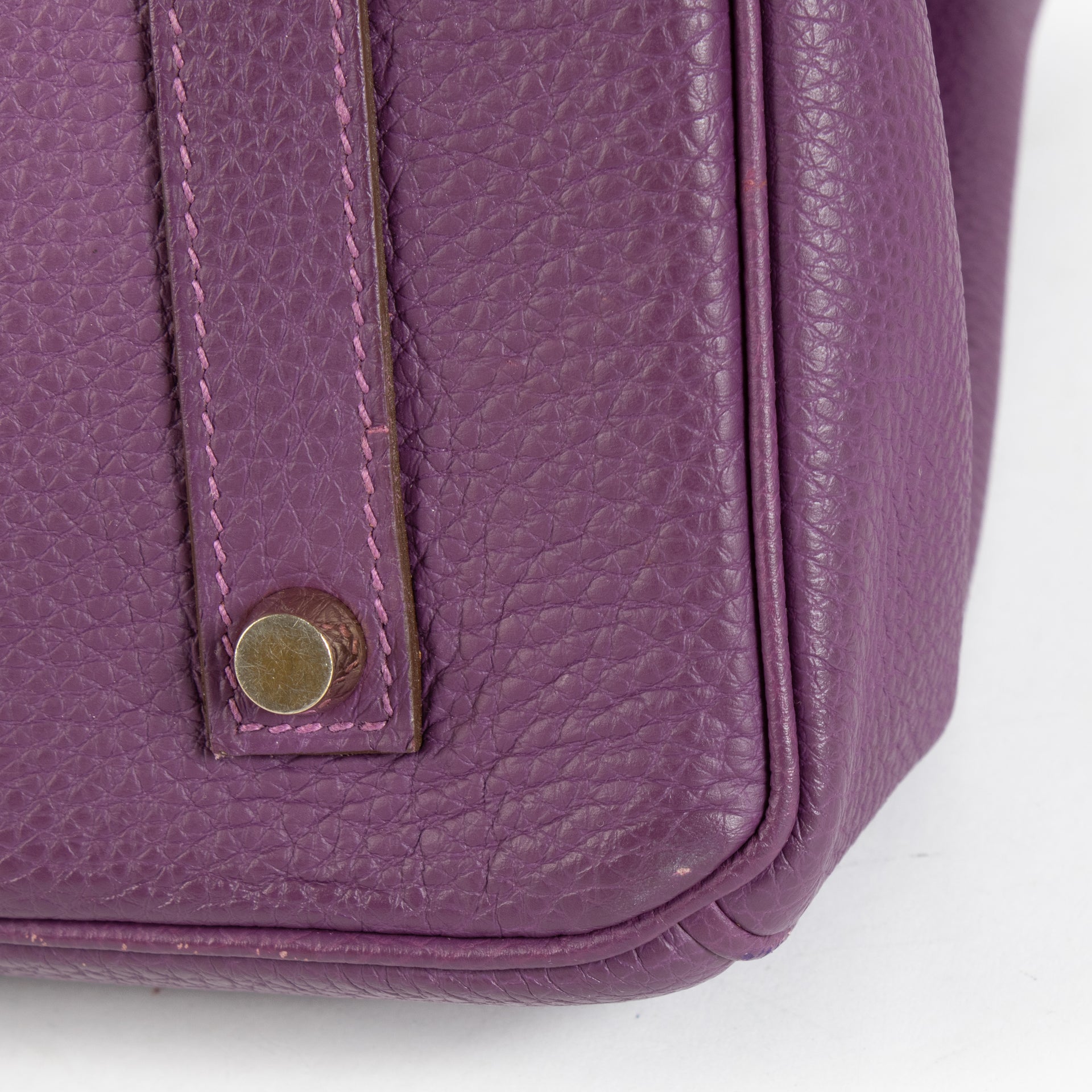 Hermes Birkin 35 Anemone Clemence GHW