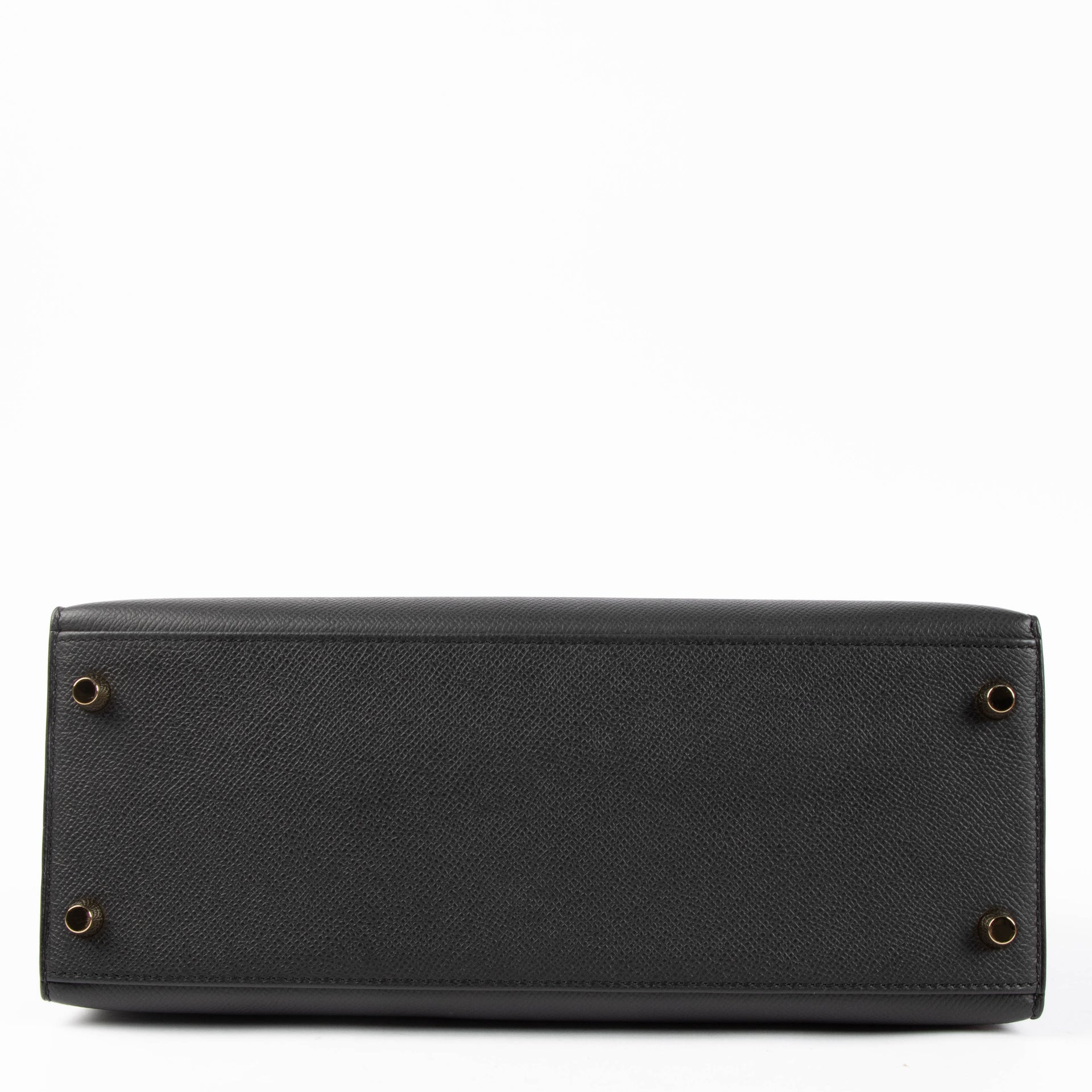 Hermes Kelly 28 Black Epsom GHW