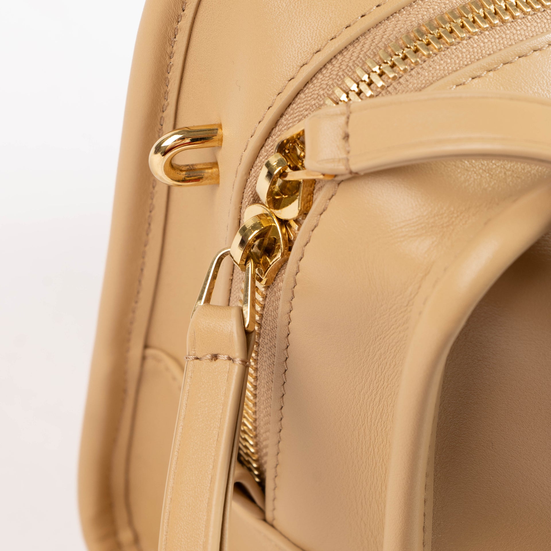 Loewe Silk Beige/Mustard Soft Calfskin Small Amazona 180 Bag