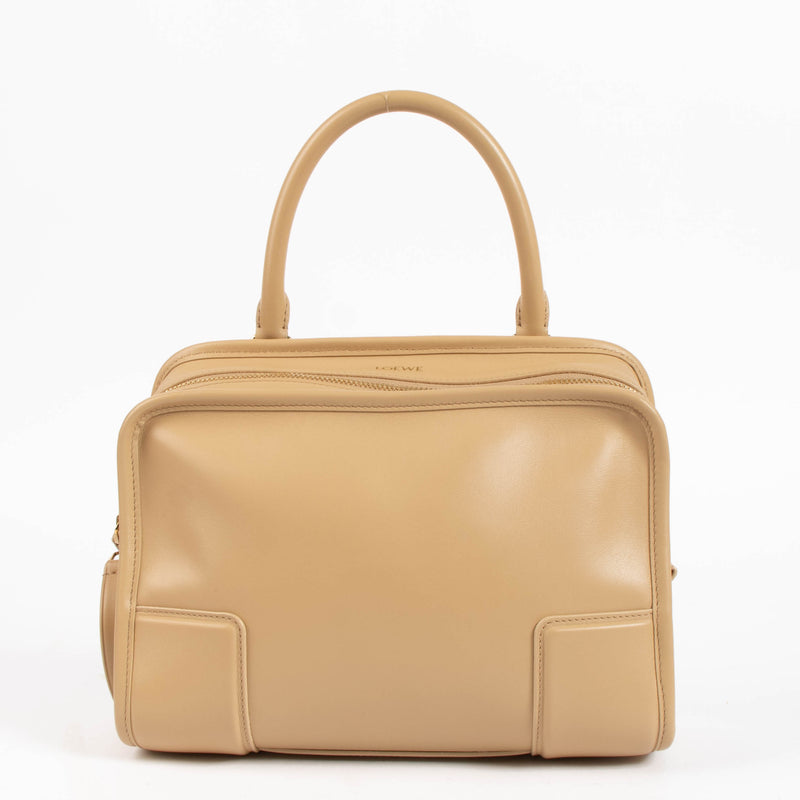 Loewe Silk Beige/Mustard Soft Calfskin Small Amazona 180 Bag