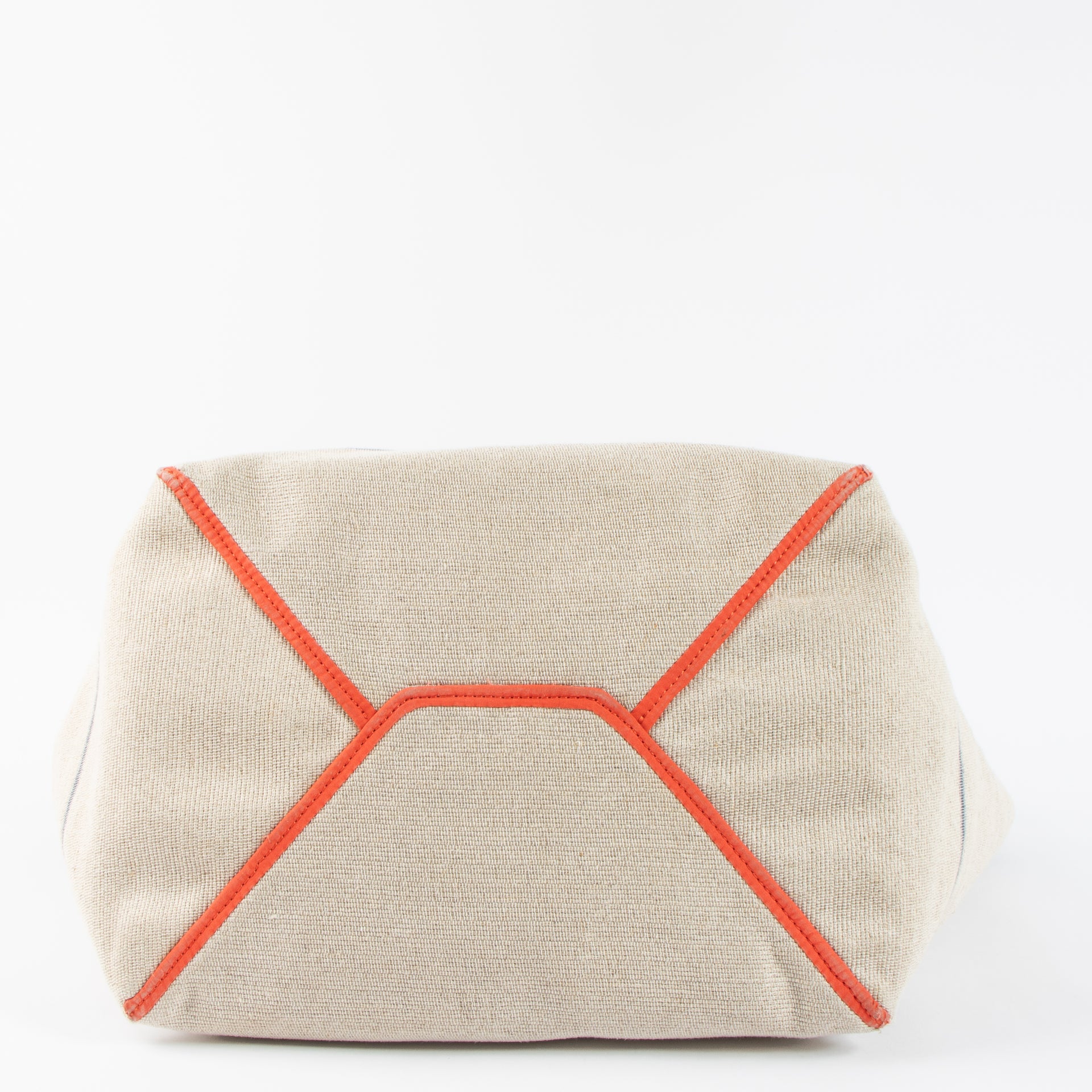 Celine Grey Canvas Logo Medium Cabas Phantom Bag