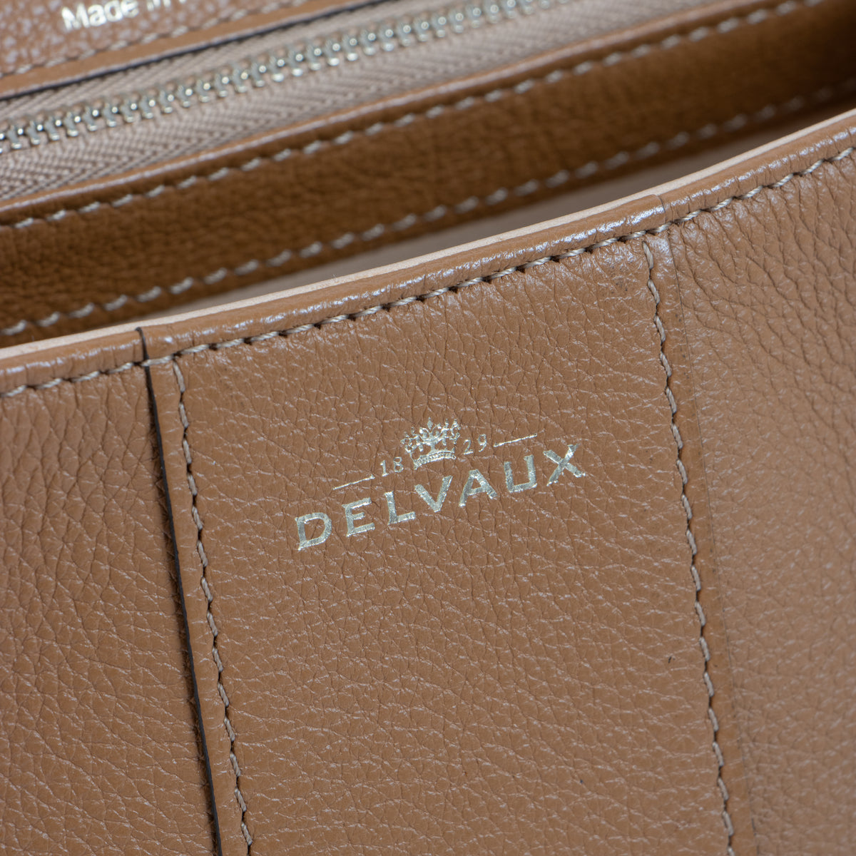 Delvaux Vegetal Sellier Brillant MM