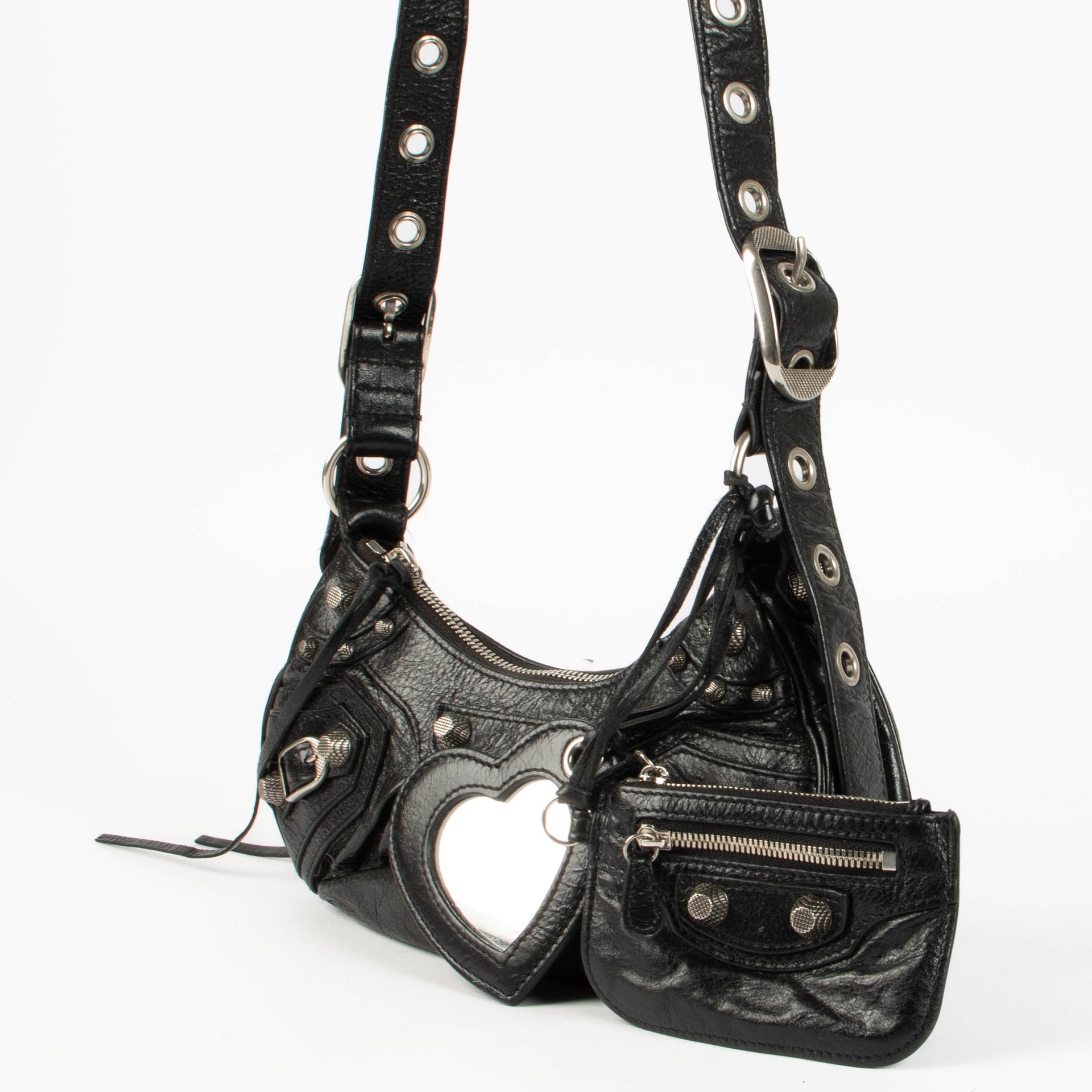 Shop this 100% authentic Balenciaga Black Arena Le Cagole XS Bag at Labellov.com.