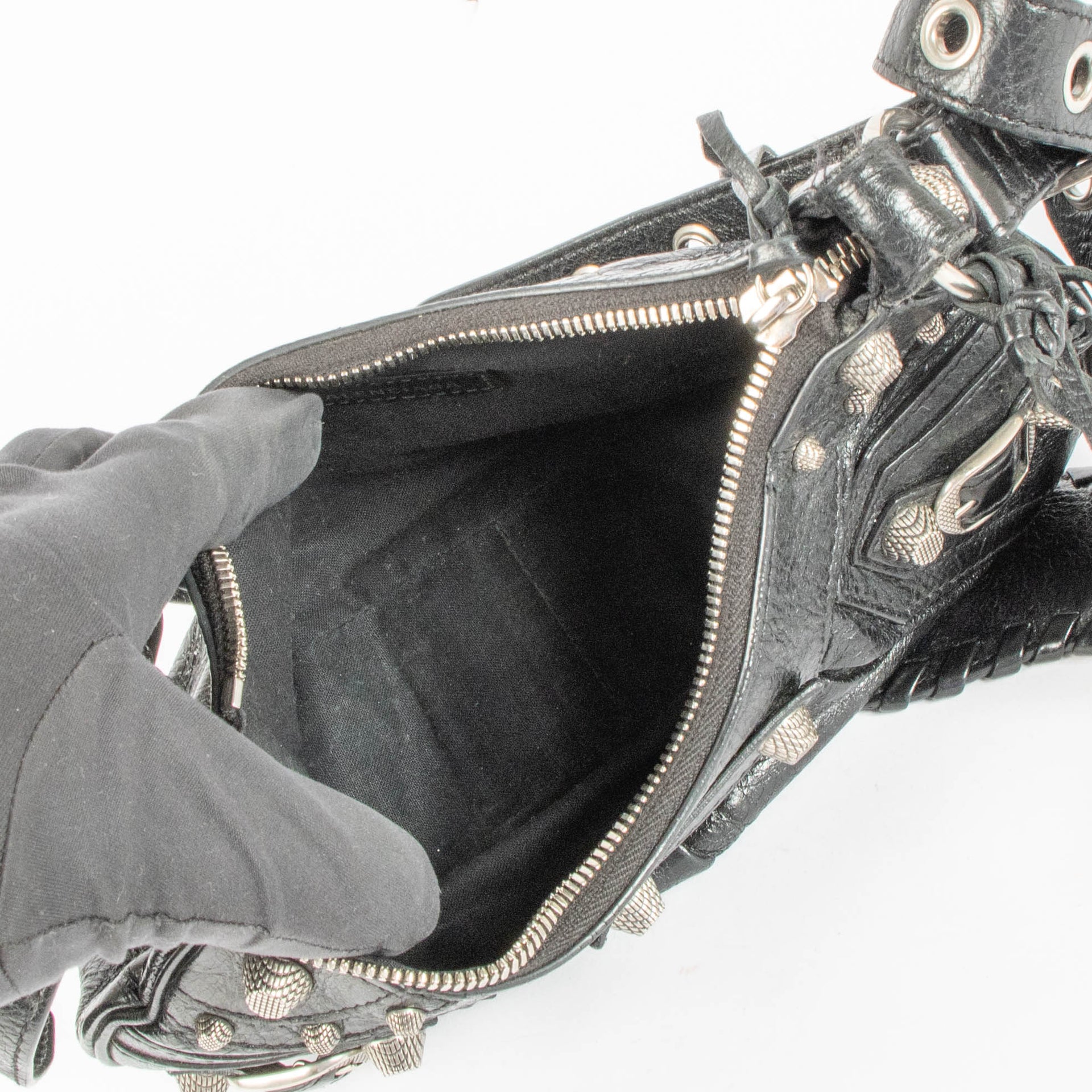 Shop this 100% authentic Balenciaga Black Arena Le Cagole XS Bag at Labellov.com.