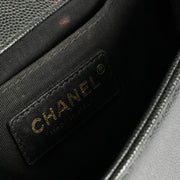 Shop this 100% authentic Chanel Black Caviar Small Boy Chanel Bag at Labellov.com