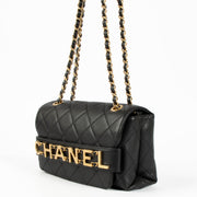 Shop this 100% authentic Chanel Black Enchained Small Flap Bag at Labellov.com