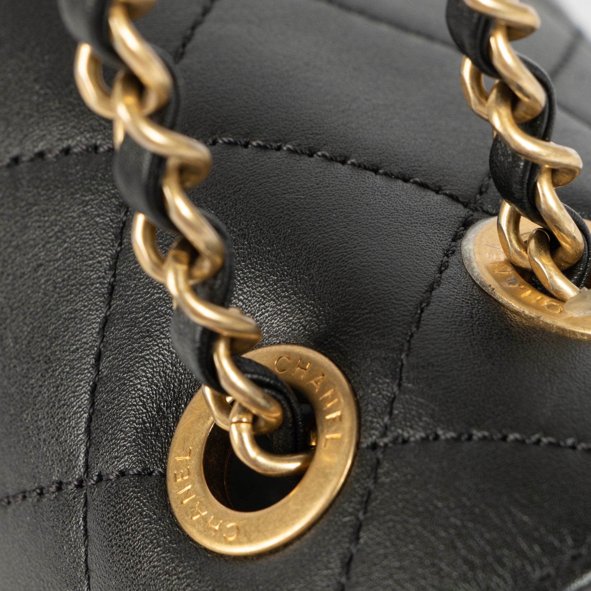 Shop this 100% authentic Chanel Black Enchained Small Flap Bag at Labellov.com