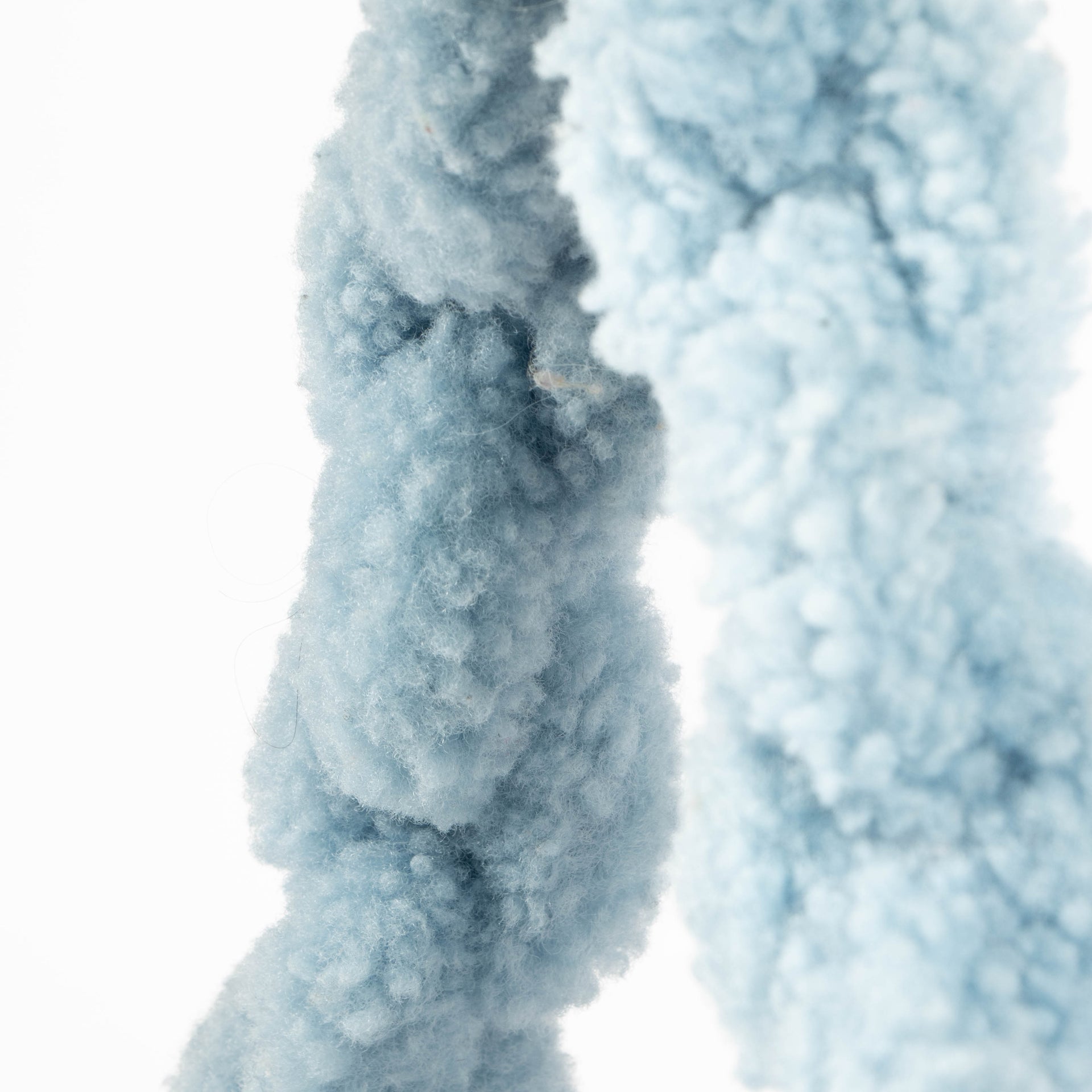 Jacquemus Light Blue Shearling Bambidou Bag