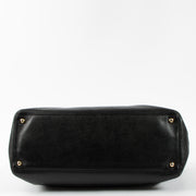 Shop this authentic Chanel Black Leather Medium Executive Tote Bag pre-loved on Labellov.com 