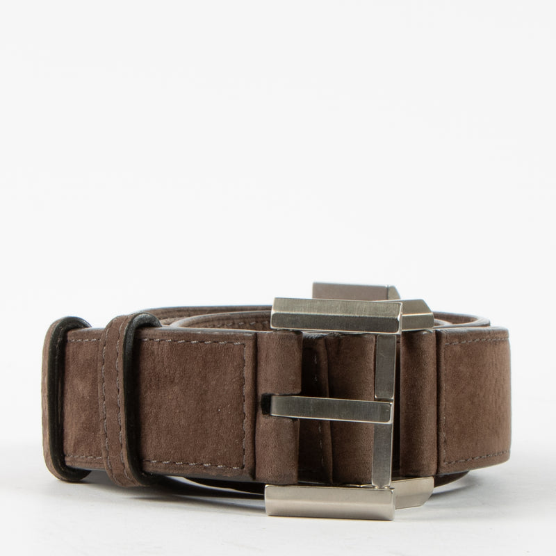  Shop this authentic Delvaux Taupe Nubuck Belt  at Labellov.com