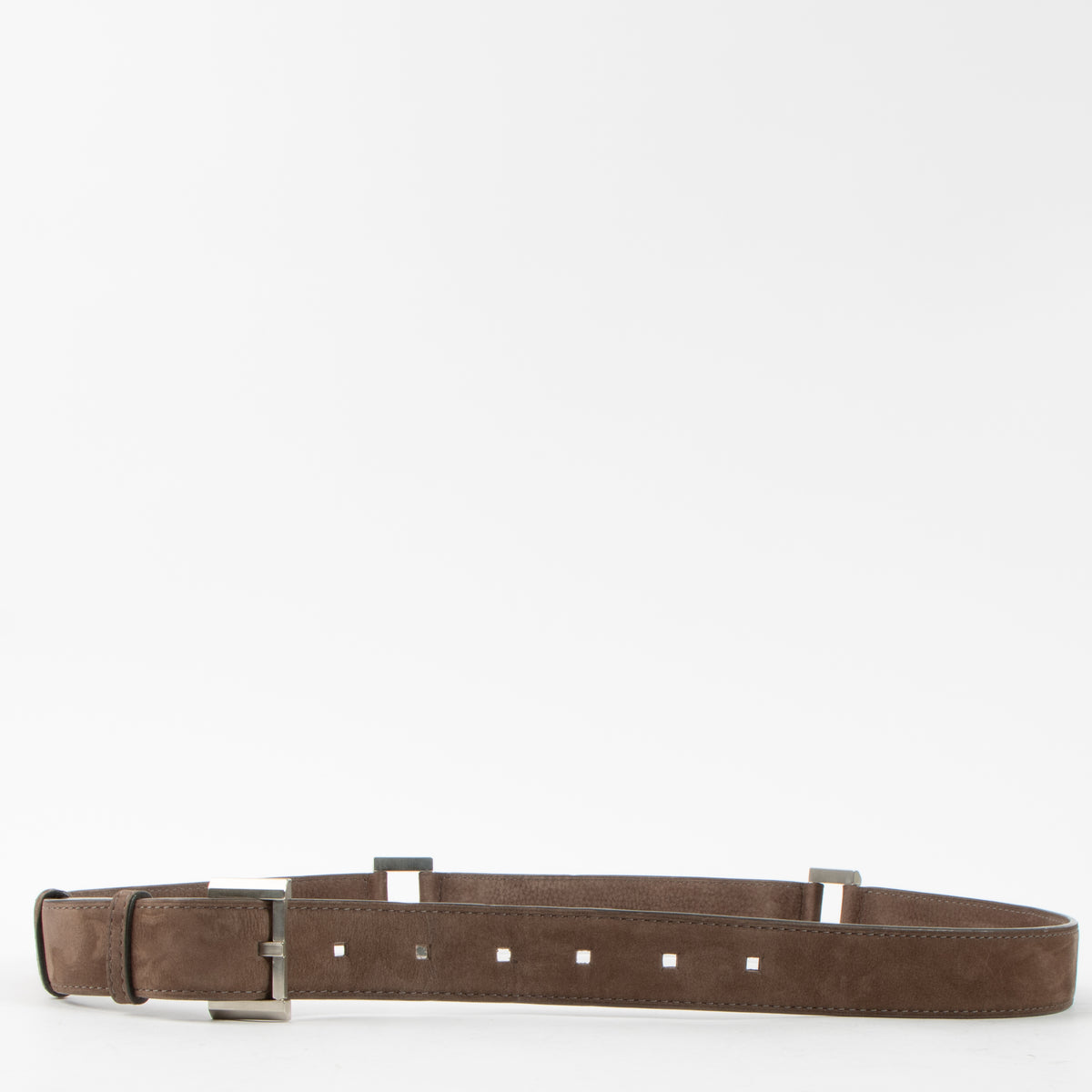 Shop this authentic Delvaux Taupe Nubuck Belt  at Labellov.com
