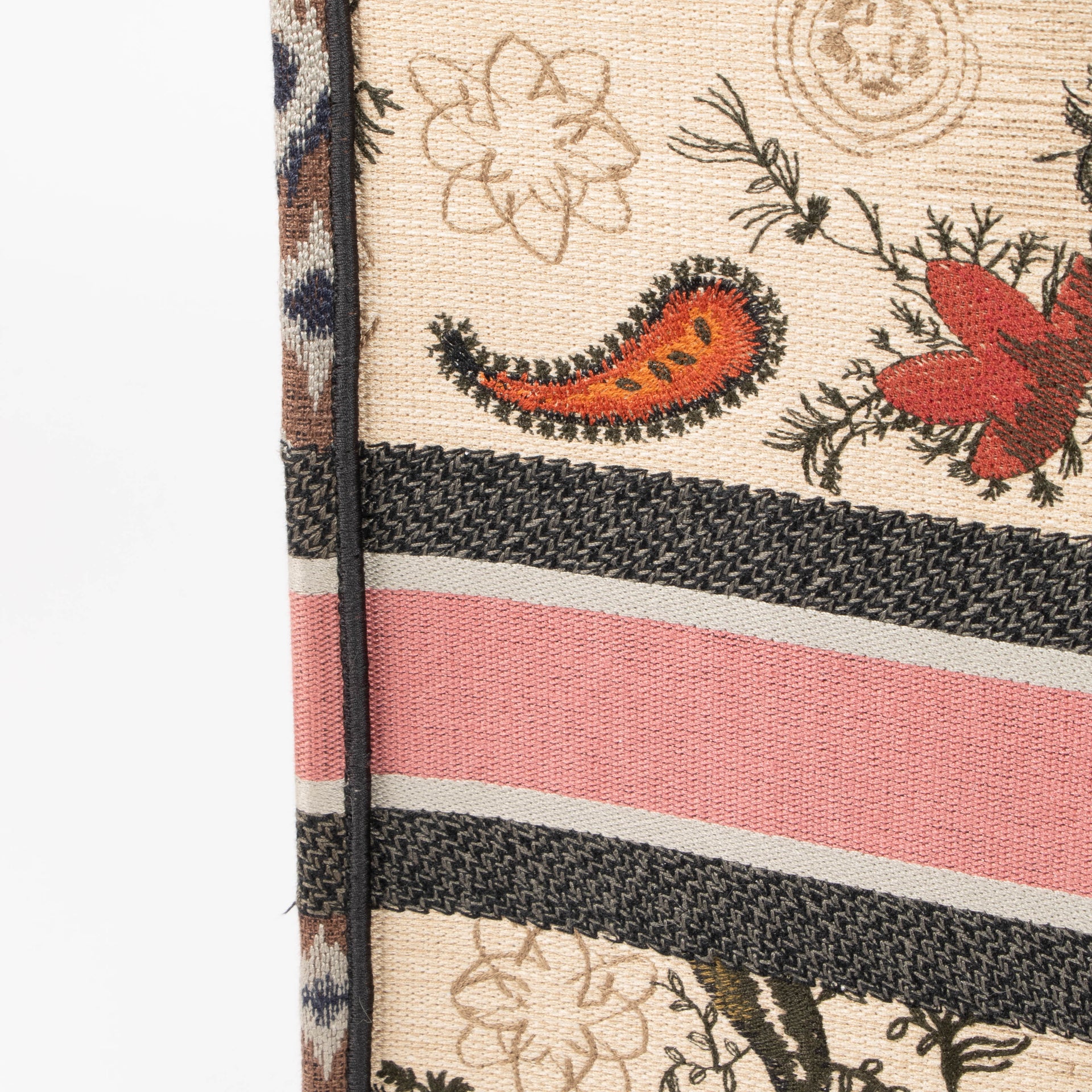 Christian Dior Multicolor Flowers Book Tote